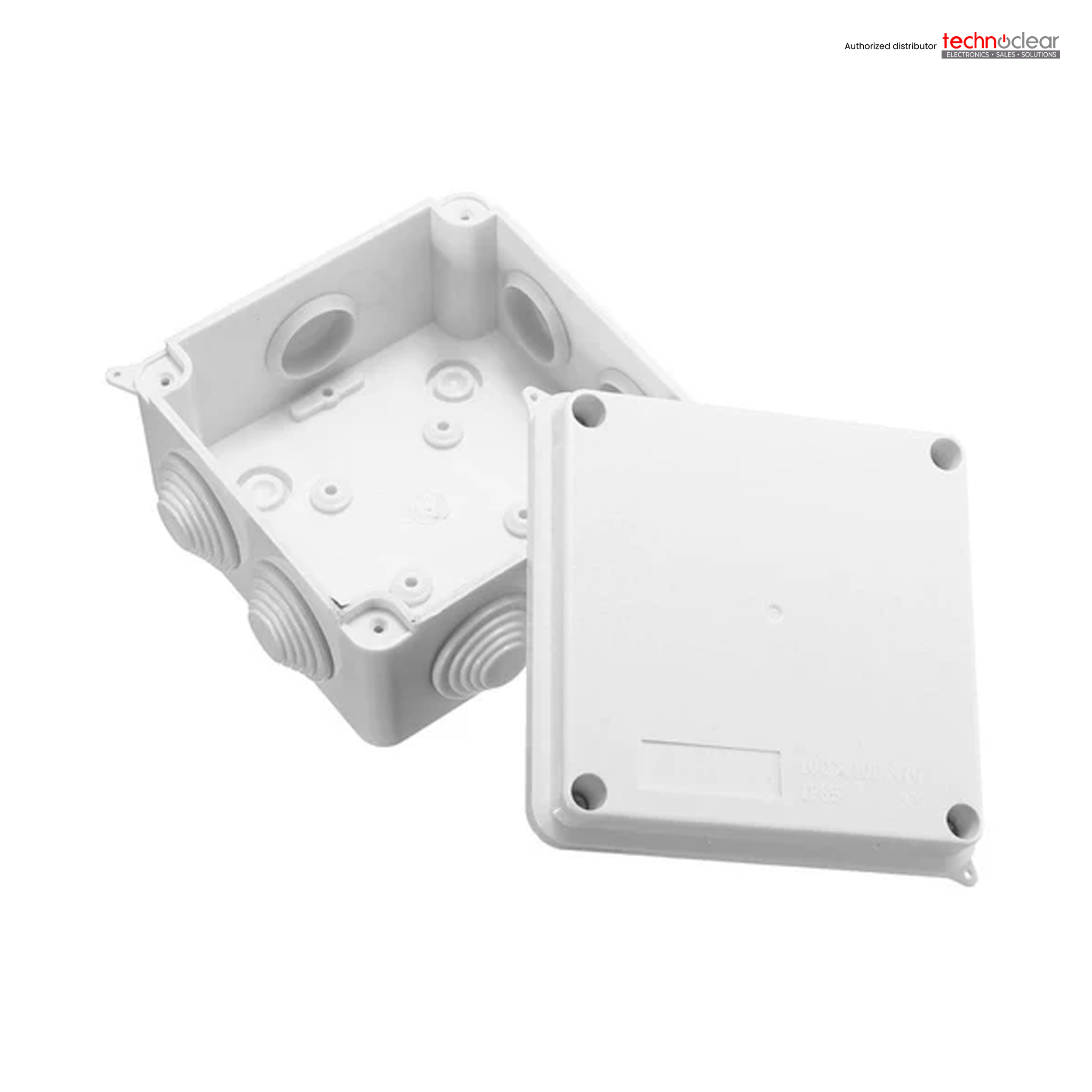 S PVC SQUARE BOX 100 X 100 X 70MM or 10*10*7 WATERPROOF BOX (WHITE / BLACK COLOR)