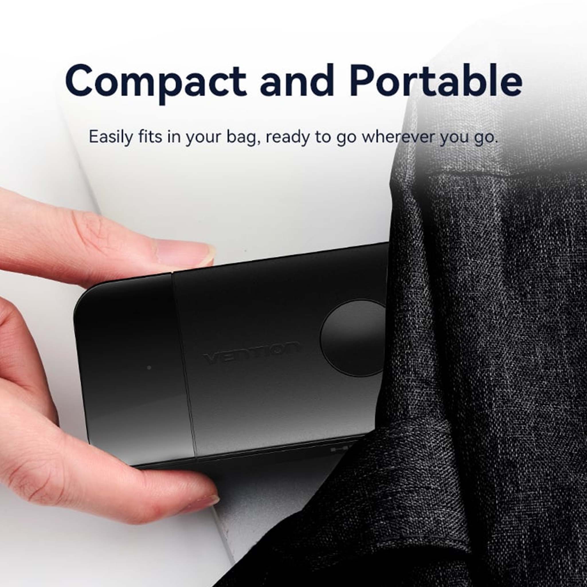 VENTION ADOBB Wireless USB-C to HDMI Transmitter and Receiver 0.15M Black