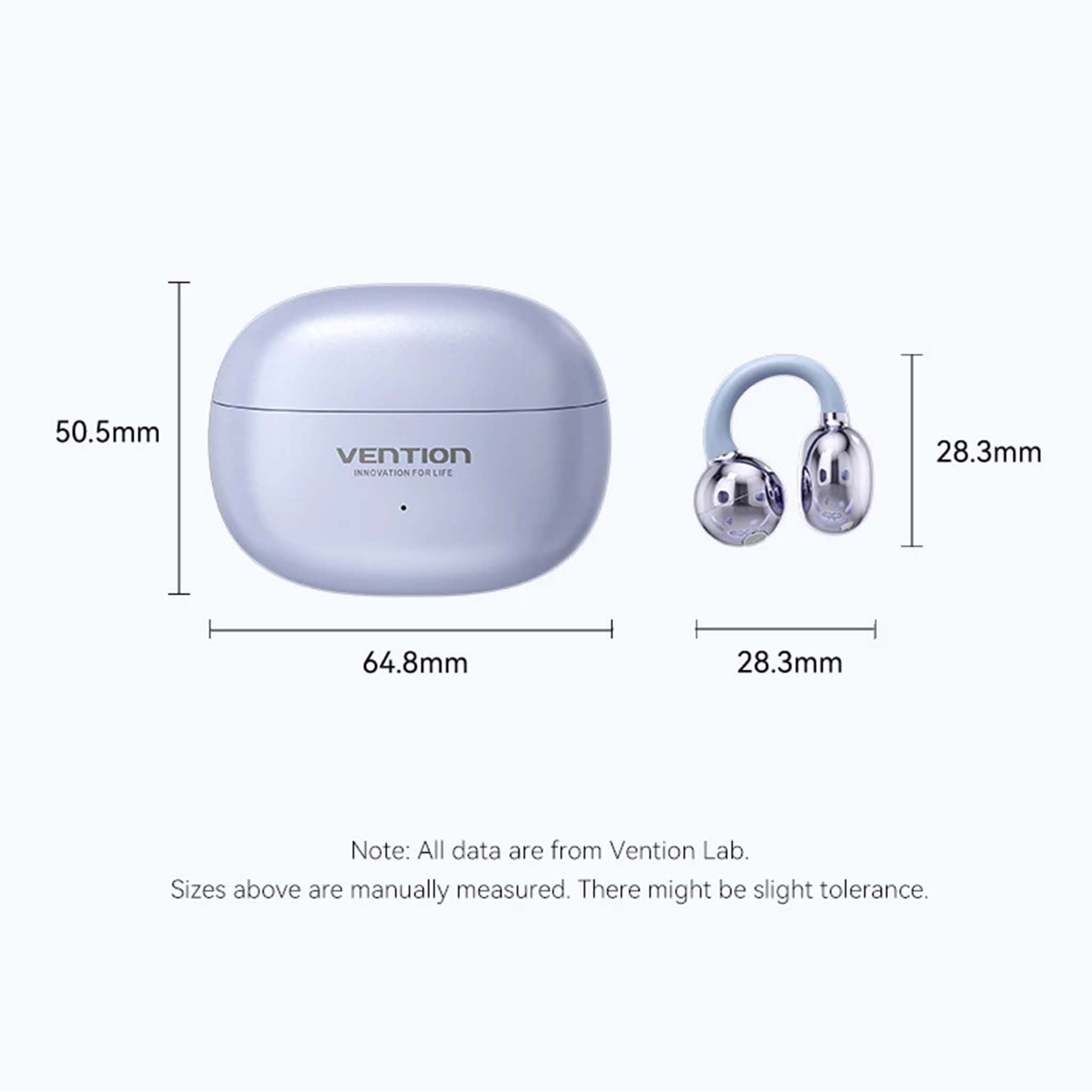 VENTION NBWV0-PH ECHO CLIP A11 clip On wireless Earbuds Purple