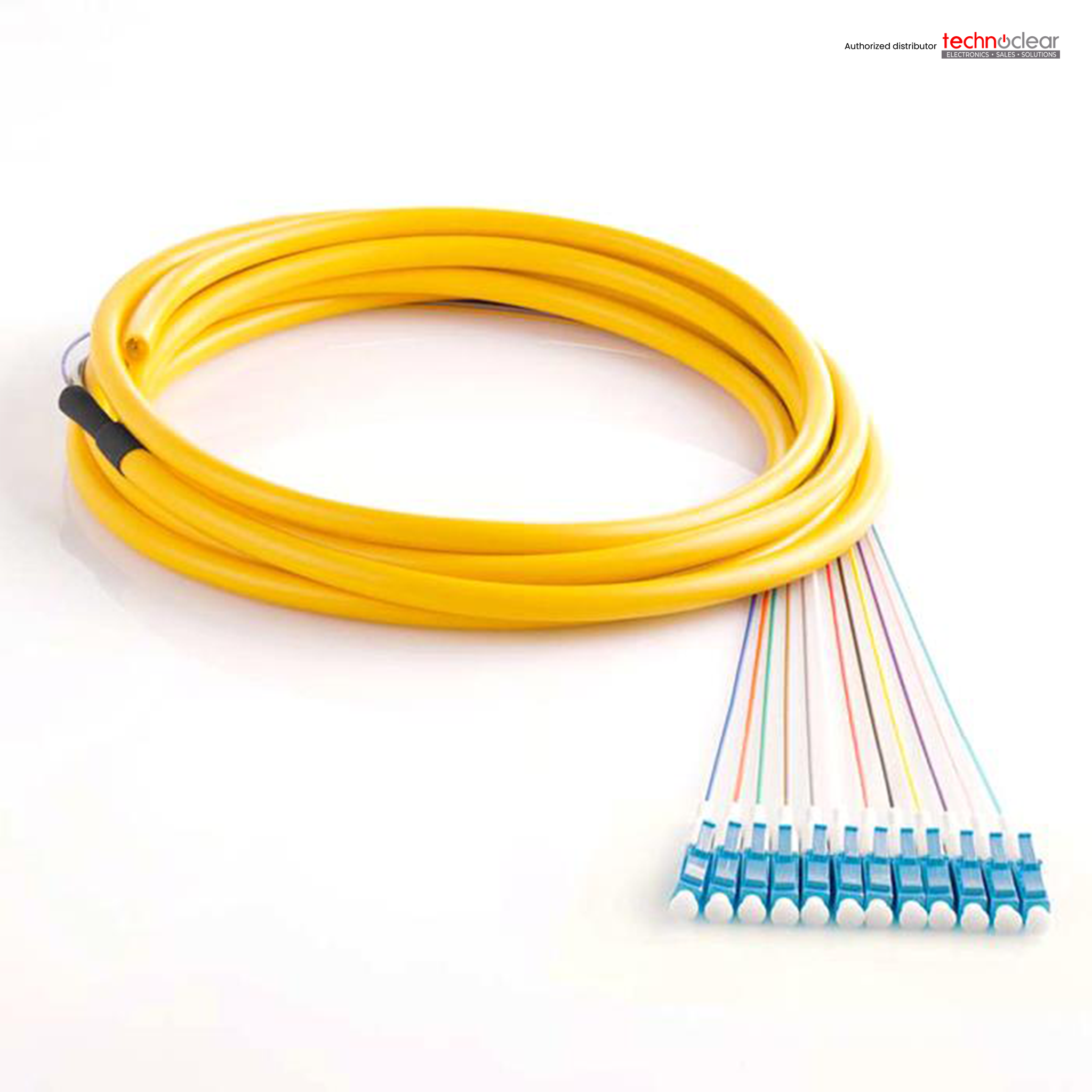 12 CORE LC UPC SINGLE 1.5m WITH PIGTAIL