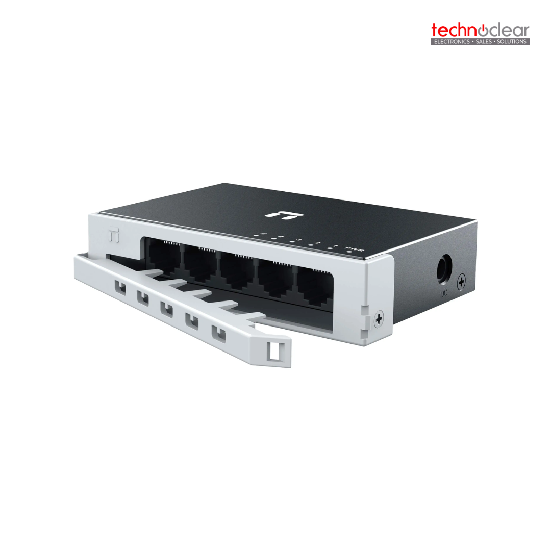 NETIS ST105D 5 PORT FAST ETHERNET SWITCH, METAL HOUSING, 8 PIN, SAFETY LOCK SERIES