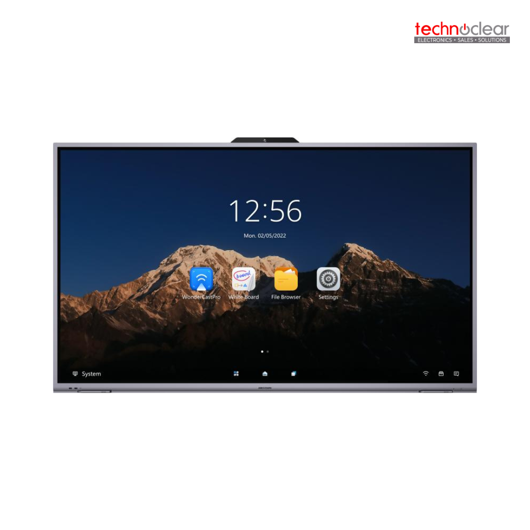 DS-D5B65RD/F / DS-D5B65RB/D 65 INCH 4K INTERACTIVE DISPLAY WITH CAMERA AND MICROPHONE ARRAY