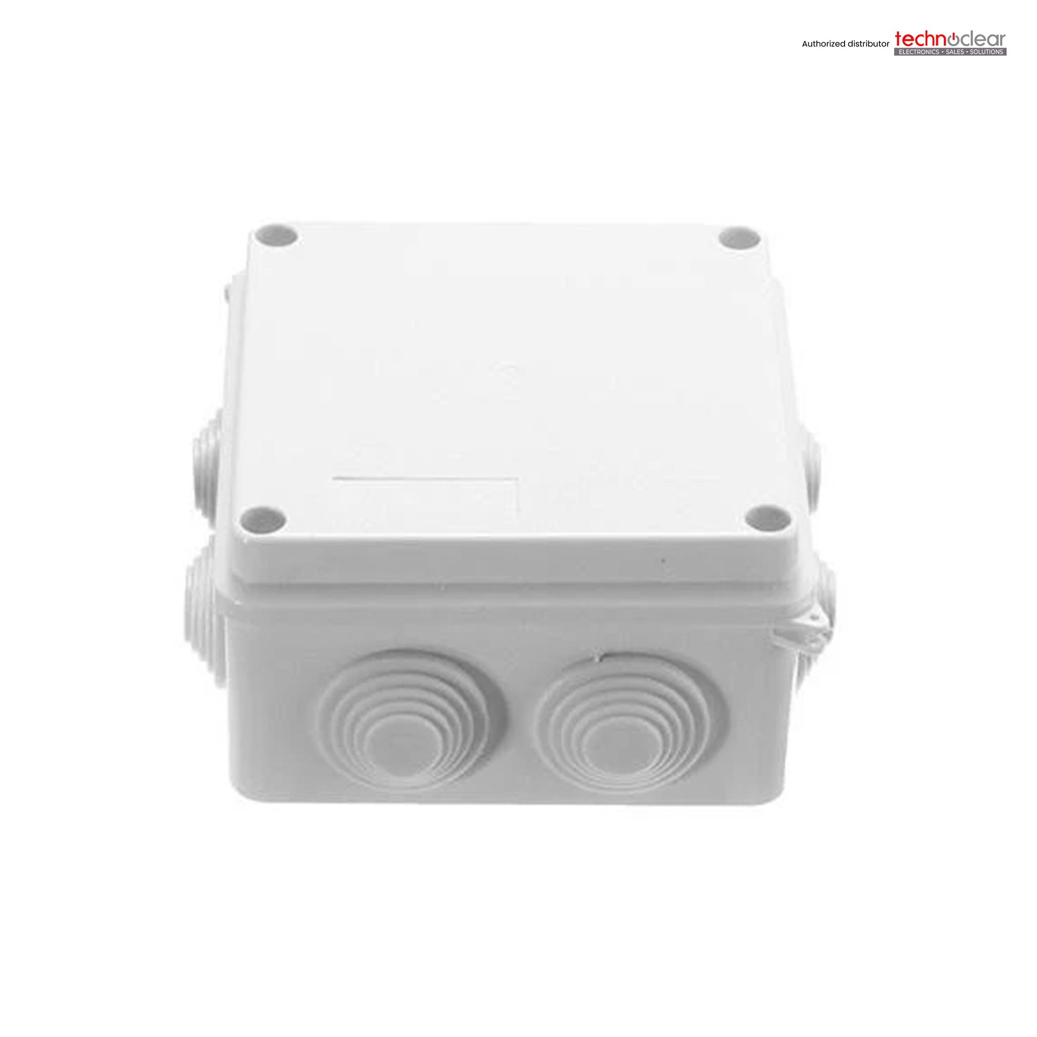 S PVC SQUARE BOX 100 X 100 X 70MM or 10*10*7 WATERPROOF BOX (WHITE / BLACK COLOR)