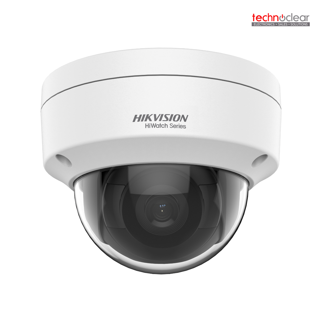 HIWATCH HWI-D140H 4MP IR NETWORK DOME CAMERA, 2560 x 1440@20FPS, 4MM OR 2.8MM, H.265+, DUAL STREAM, 120dB WDR, 3D DNR, 30M IR, POE, IP67, IK10
