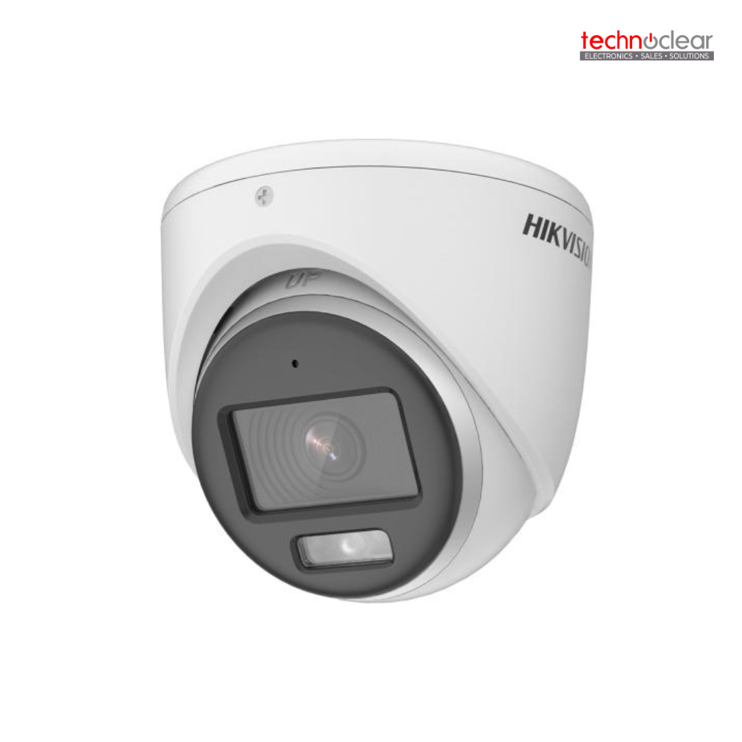 DS-2CE70KFOT-MFS 2.8mm HIKVISION 4CH DVR 1 SATA ACUSENSE /3K COLORVU AUDIO FIXED TURRENT CAMERA