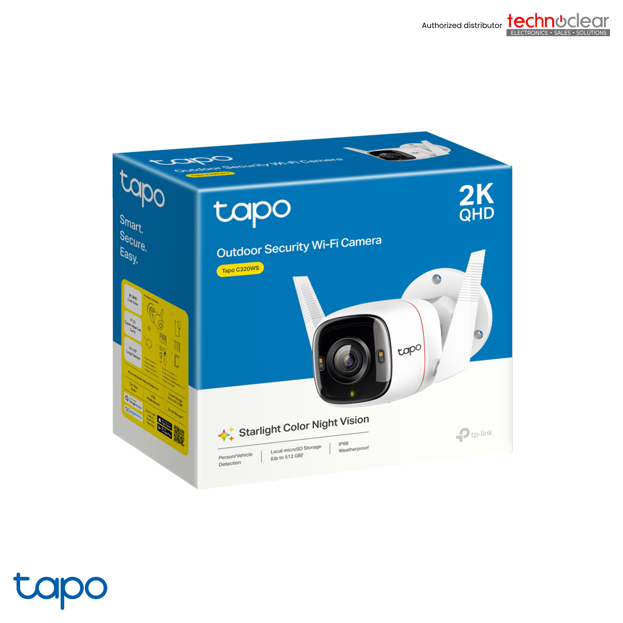 TAPO C320WS TP-LINK 2K QHD OUTDOOR SECURITY WI-FI