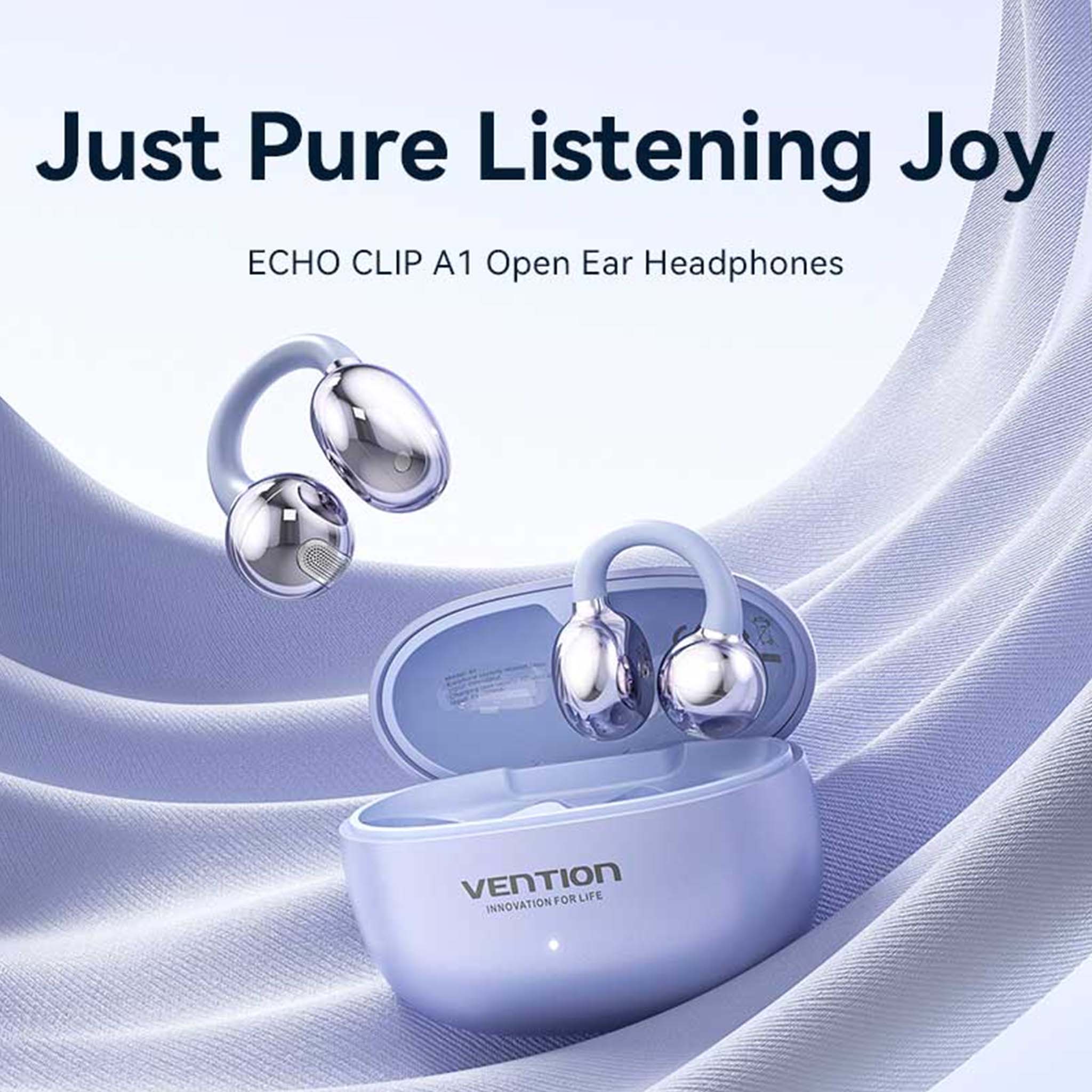VENTION NBWV0-PH ECHO CLIP A11 clip On wireless Earbuds Purple