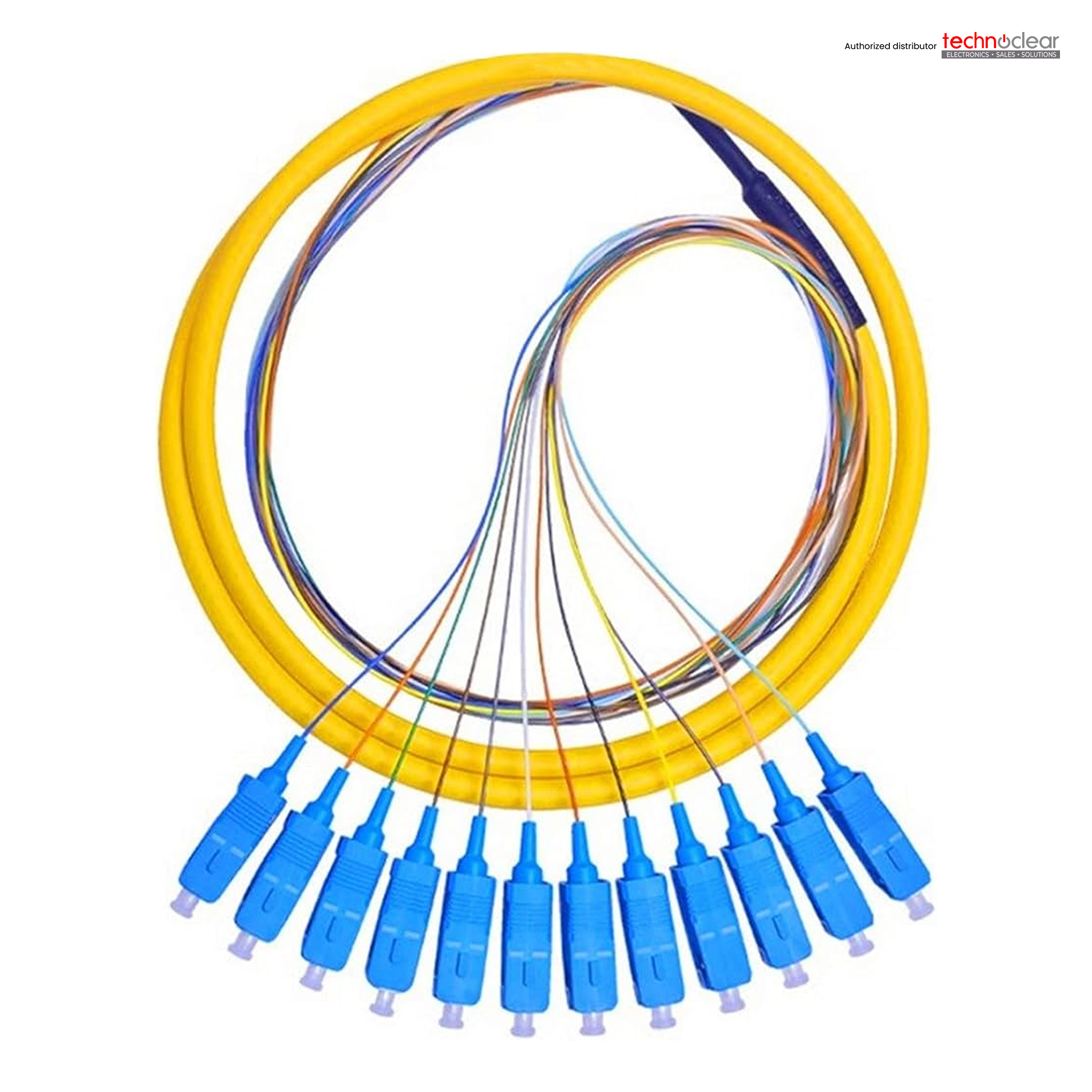 12 CORE SC UPC SINGLE 1.5m WITH PIGTAIL