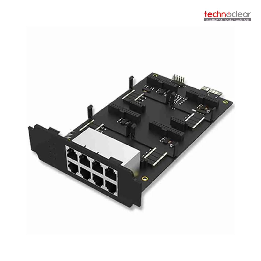 Yeastar EX08 Expansion Board w/ 8 RJ11 Ports for S100 and S300 , 4 ONBOARD MODULE SLOTS AND 8 INTERFACES ON THE PANEL
