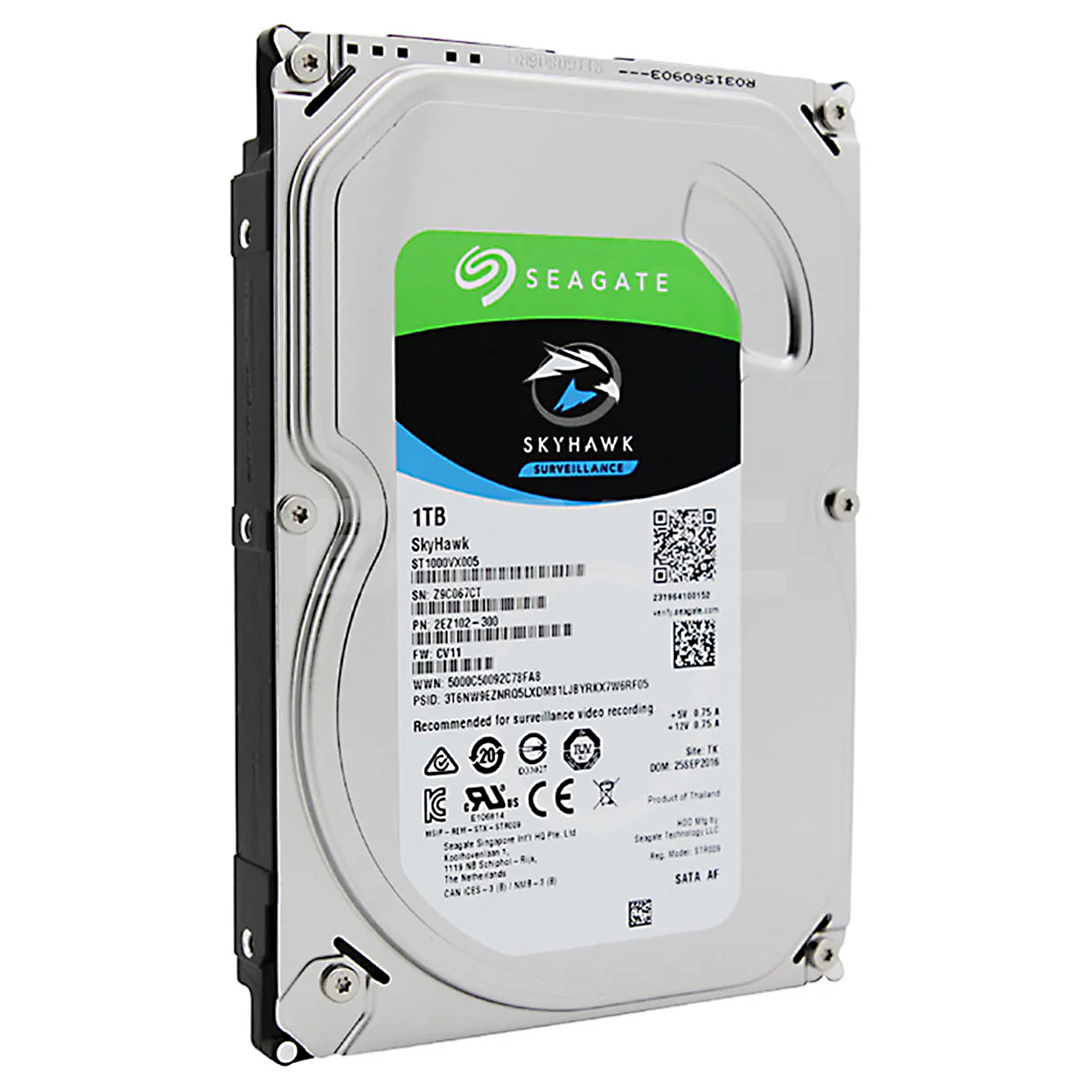 SEAGATE -HARDDISK SKYHAWK SURVEILLANCE 1TB SATA hk