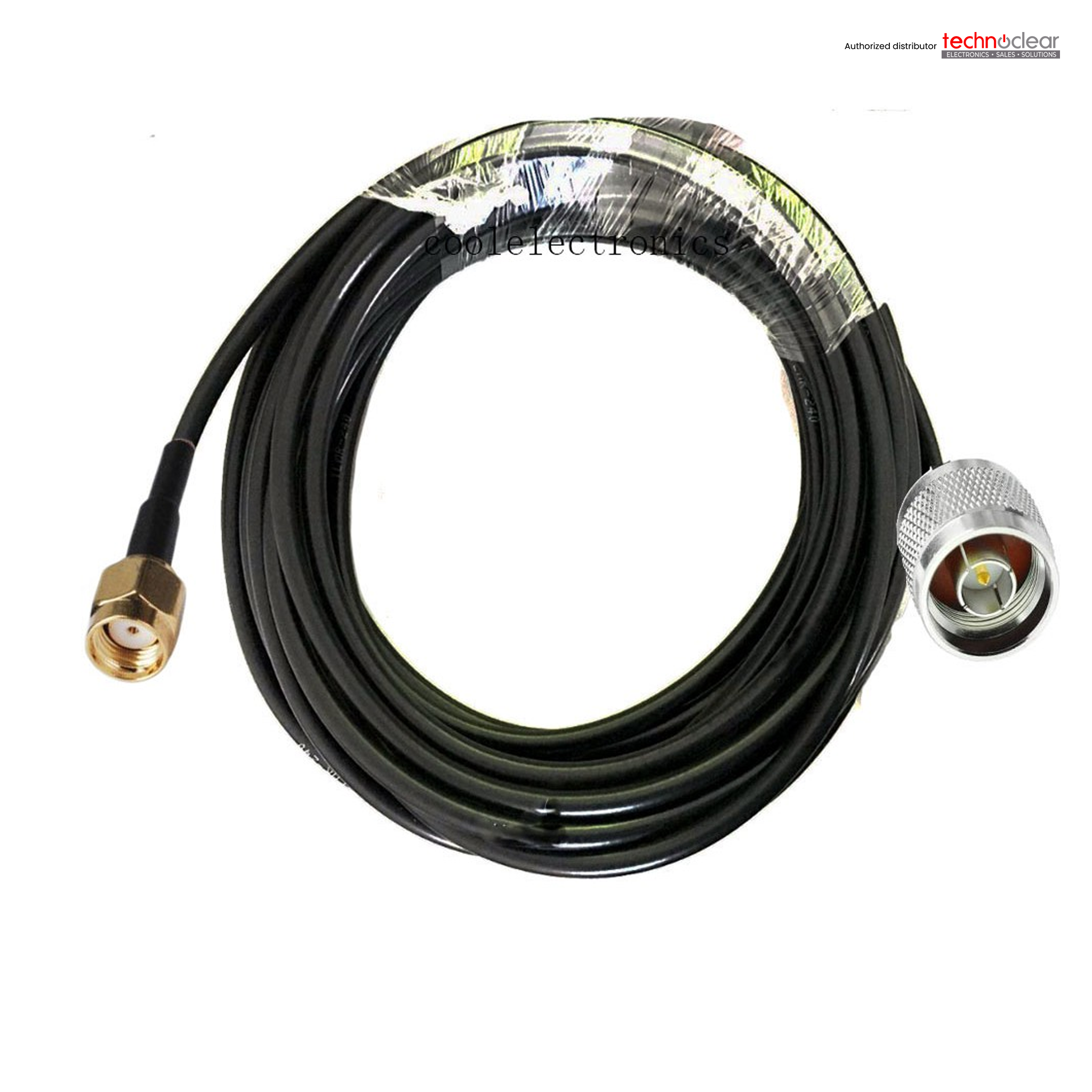 20M PRE-CUT LMR240 SHIELDED COAX CABLE