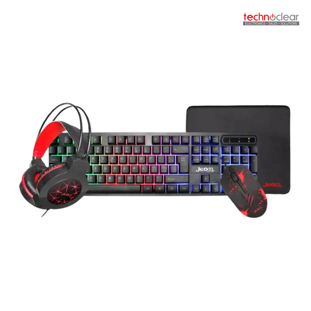 JEDEL CP-07 4-IN-1 RGE KB+MOUSE+HEADSET+MOUSEPAD GAMING COMBO USB