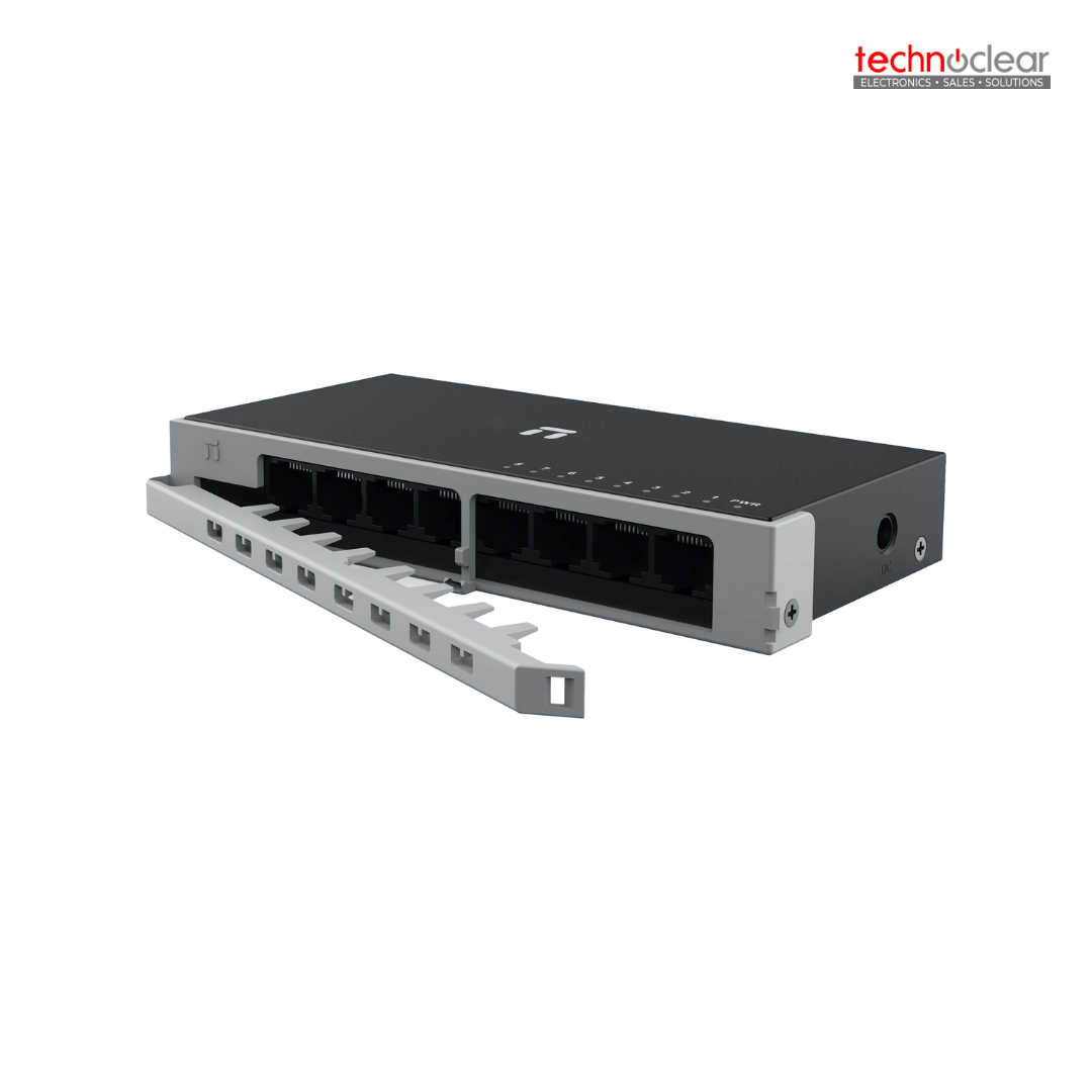 NETIS ST108D 8 PORT FAST ETHERNET SWITCH, METAL HOUSING, 8 PIN, SAFETY LOCK SERIES