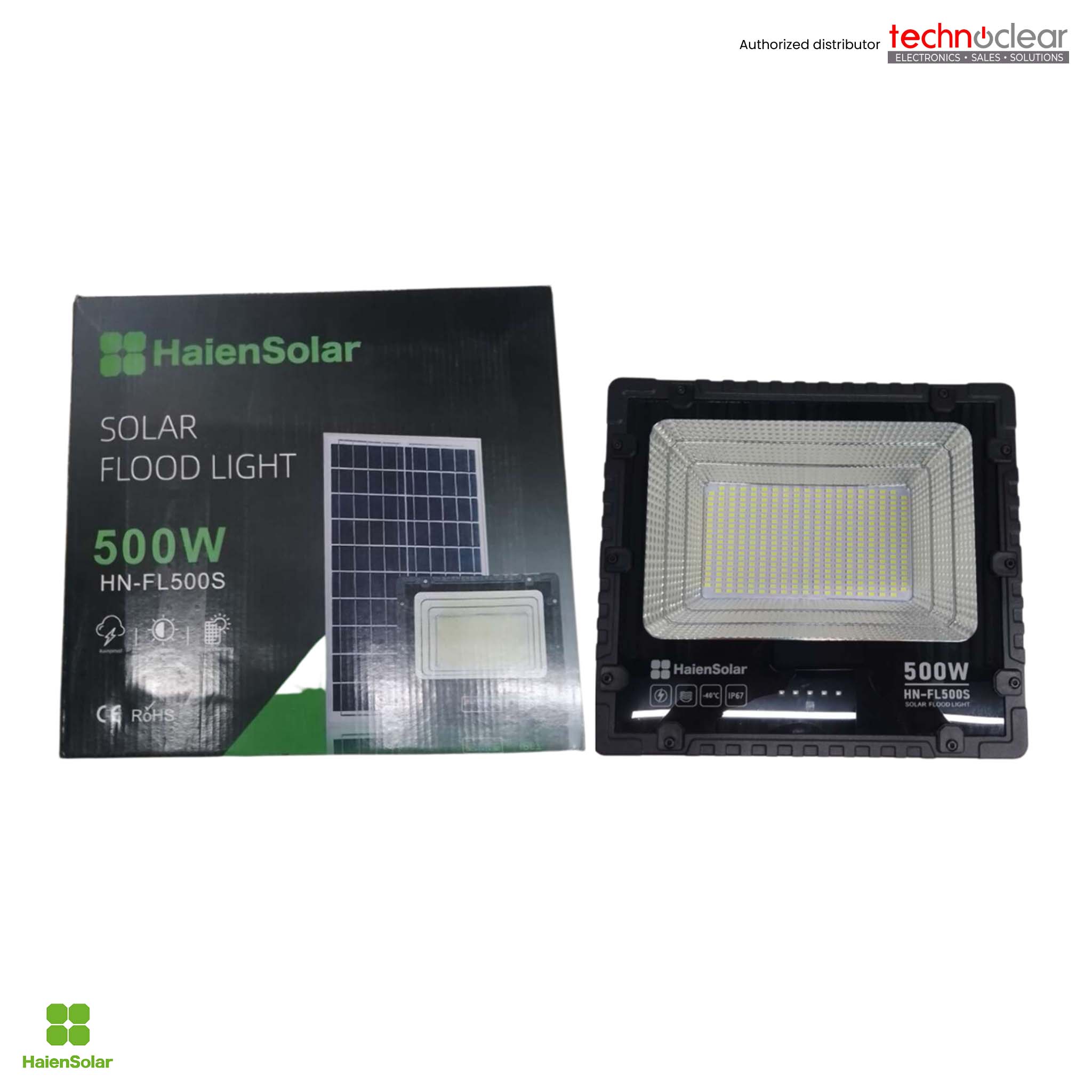 HN-FL500S SOLAR FLOOD LIGHT 500W
