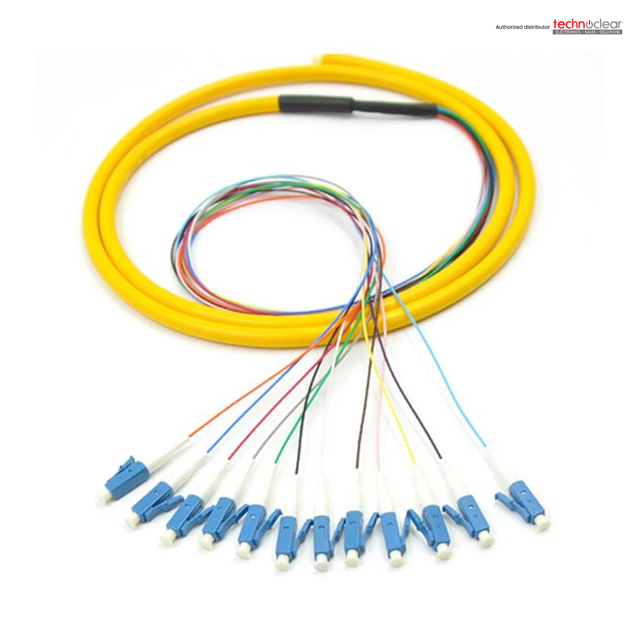 12 CORE LC UPC SINGLE 1.5m WITH PIGTAIL