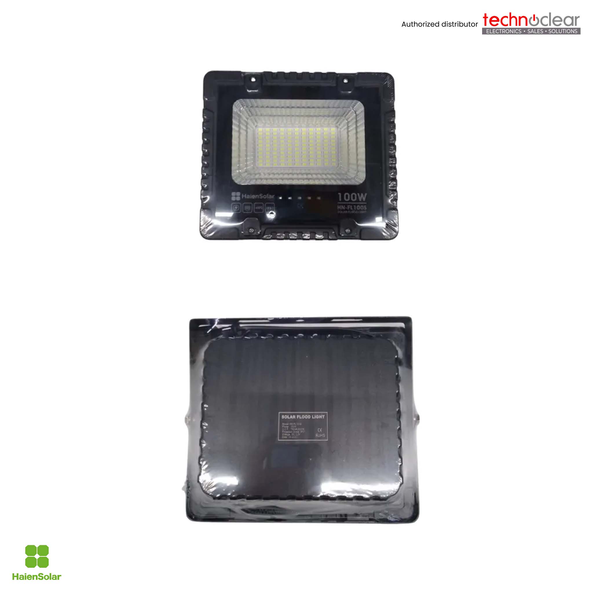HN-FL100S SOLAR FLOOD LIGHT 100W