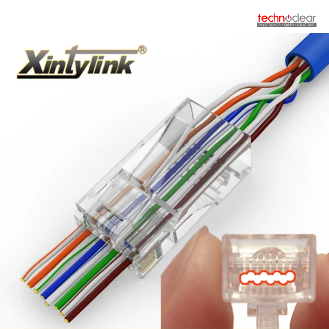 XINTYLINK EZ RJ45 UTP CONN CAT5E CONNECTOR SHIELDED XTL-5B012