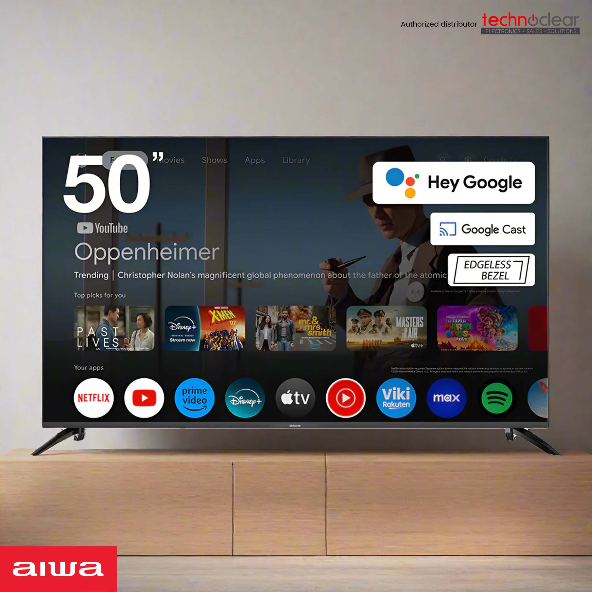 AIWA 50" - WS-501N - 4K ULTRA HD SMART TV