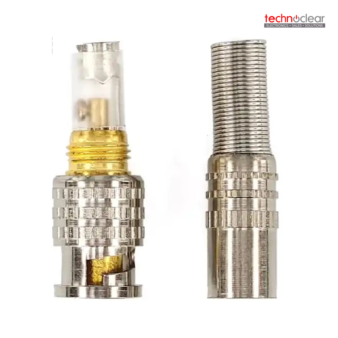 RG59/RG6 BNC CONN SCREW TYPE W/ SPRING