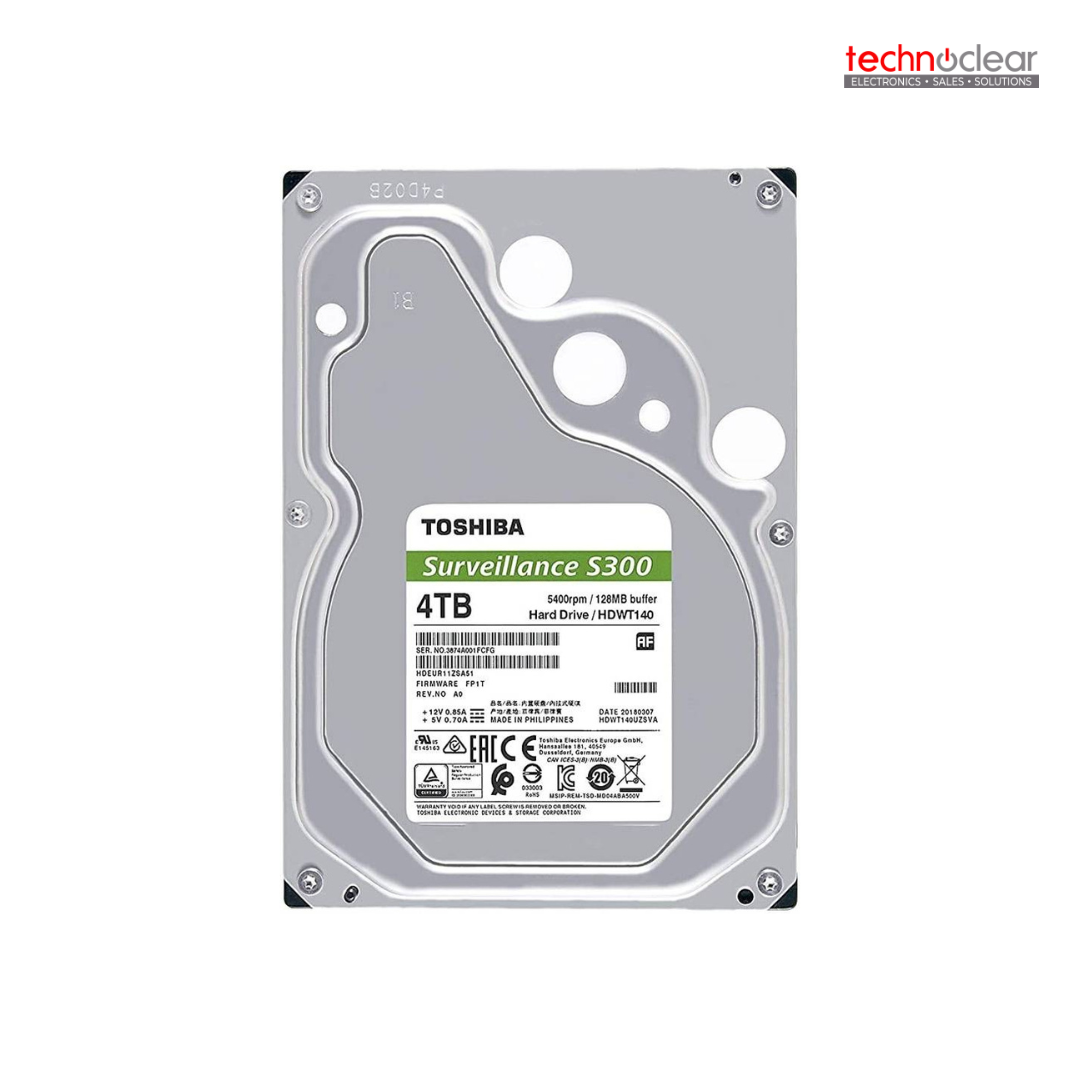 TOSHIBA -HARDDISK VIDEO S300 SURVEILLANCE 4TB SATA