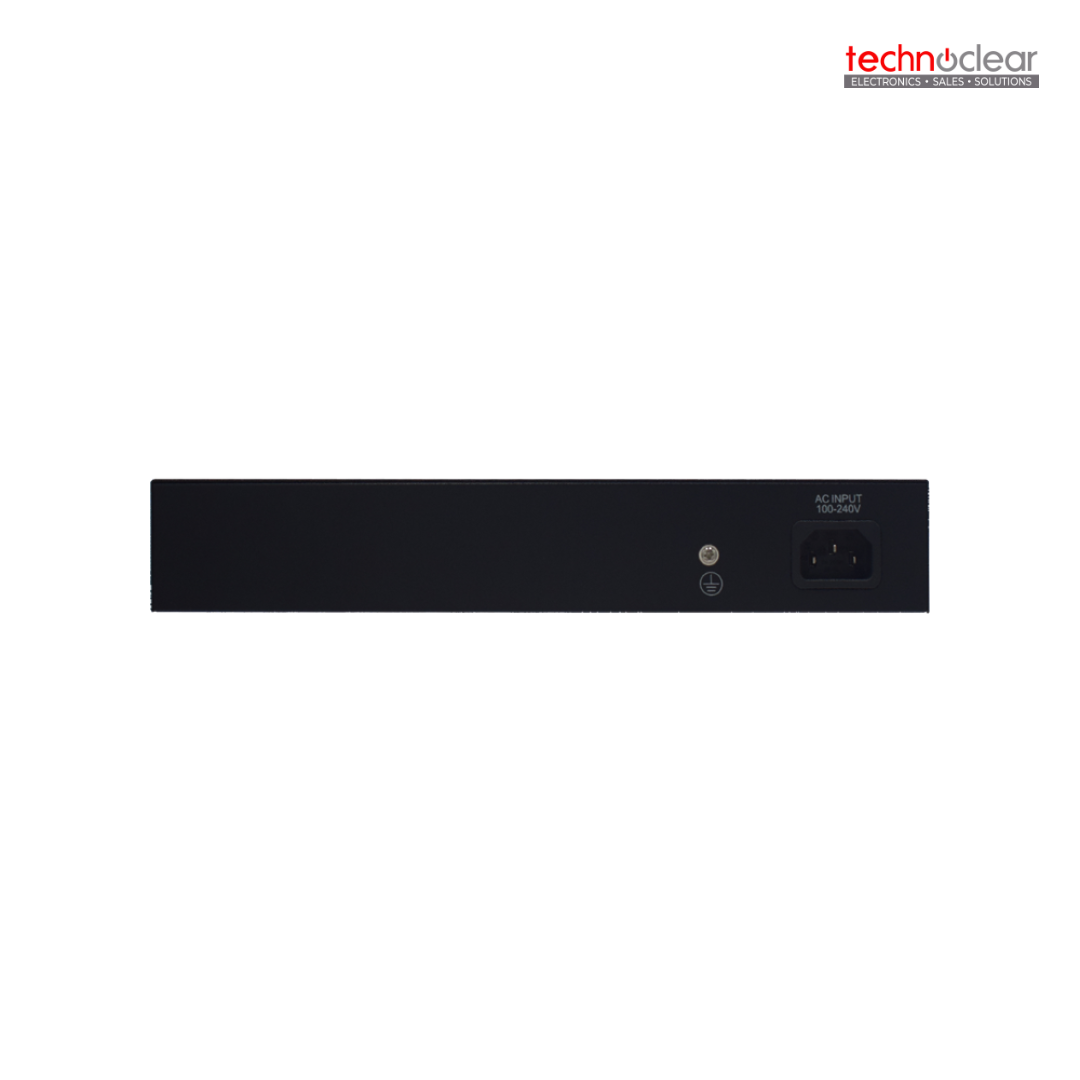 WITEK WI-SG116D 16xGIGABIT DESKTOP ETHERNET SWITCH, AUTO NEGO, AUTO MDI/MDIX SMART SWITCHING, STANDARD 13INCH STEEL CASE, PLUG AND PLAY DESIGN, PLANS DIFFERENT POWER OUTPUT FOR DIFFERENT CABLE LENGTHS