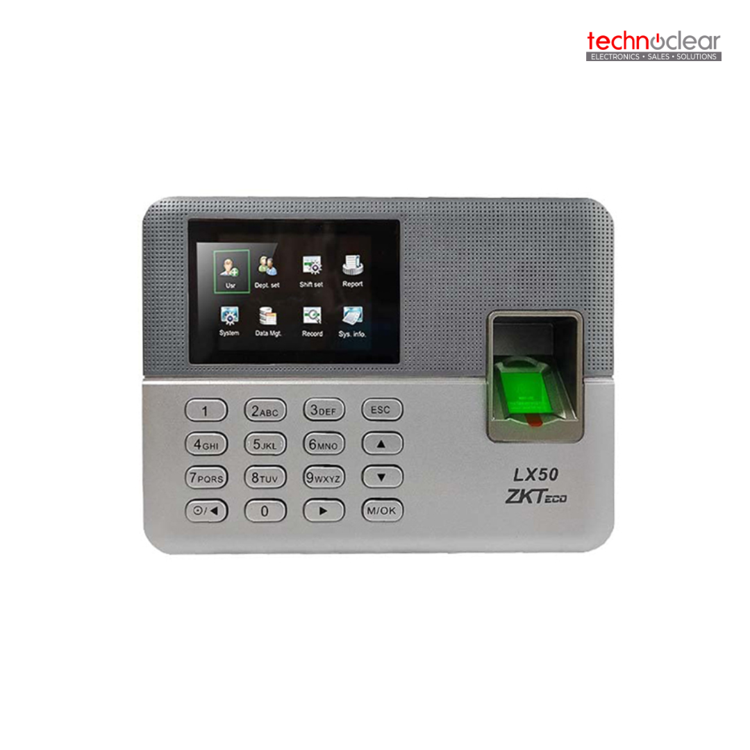 ZKTECO LX50 / TIME ATTENDANCE / FINGERPRINT 500 USERCAP 500 RECORD CAP