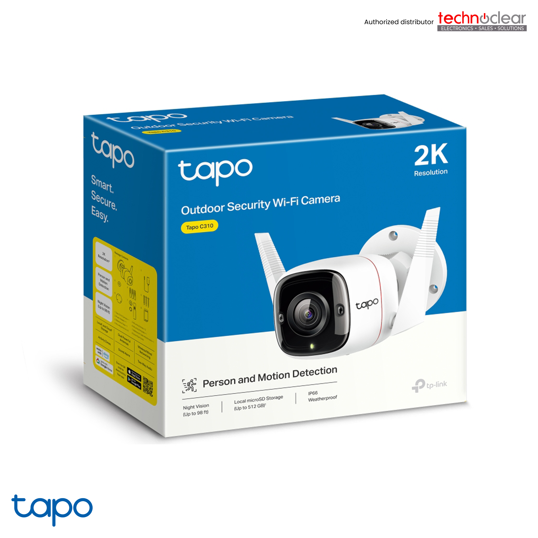 TAPO C310 (EU) TP-LINK 3MP OUTDOOR SECURITY WI-FI CAMERA