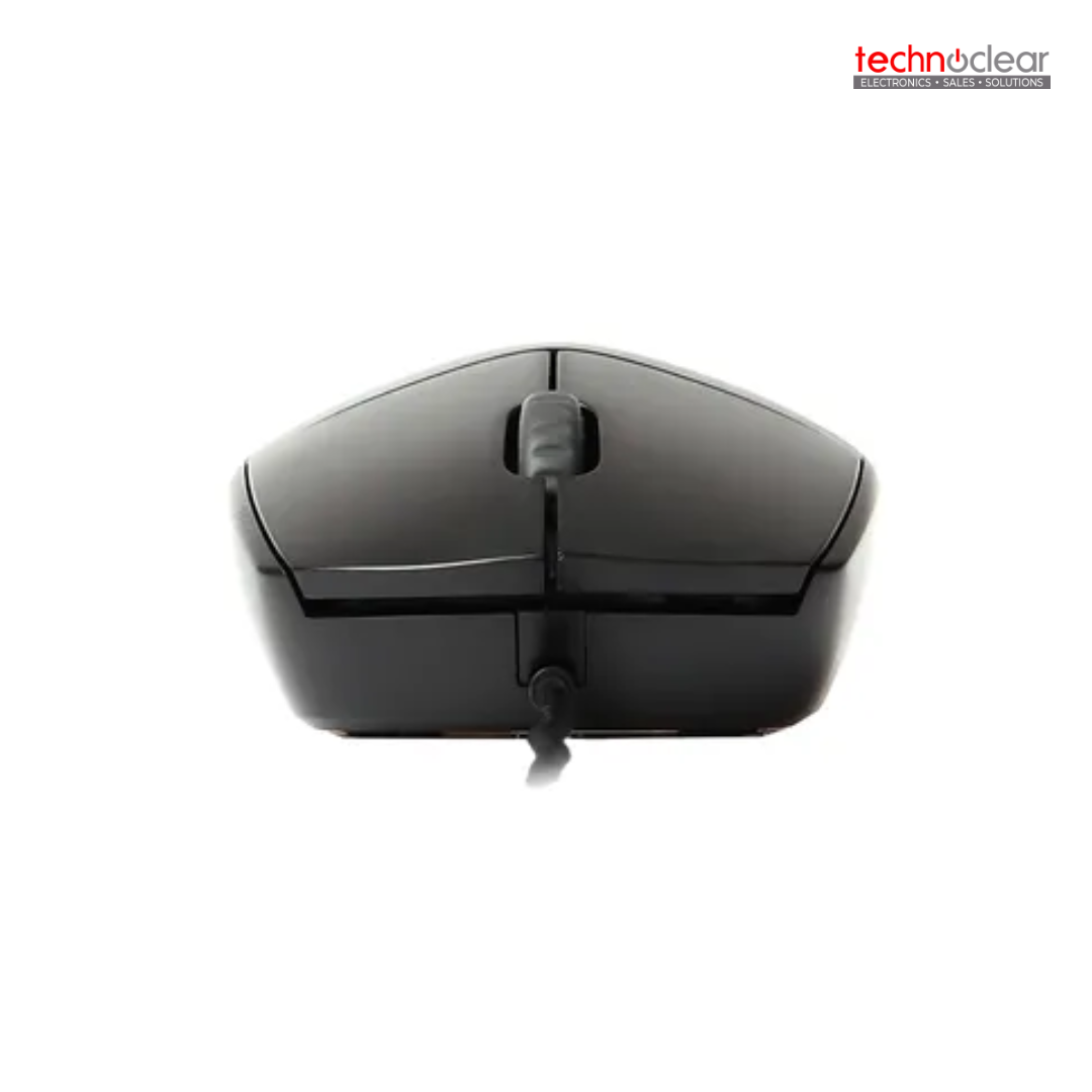 RAPOO N100 WIRED OPTICAL USB MOUSE - BLACK
