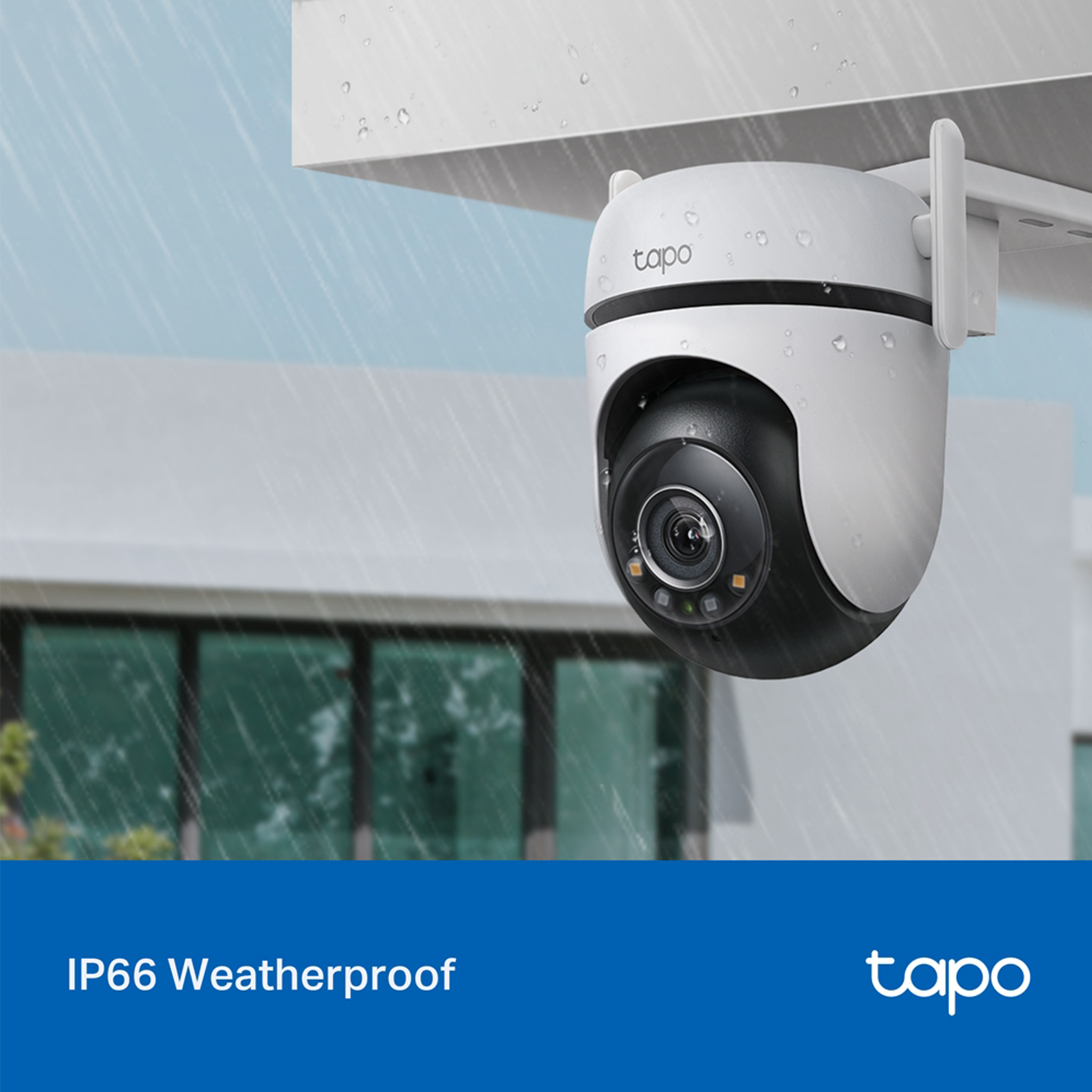 TAPO C520WS(US) TP LINK 2K QHD OUTDOOR PAN/TILT SECURITY WI-FI CAMERA WITH (FREE HIKVISION STORAGE D2 MICROSD CARD 64GB)