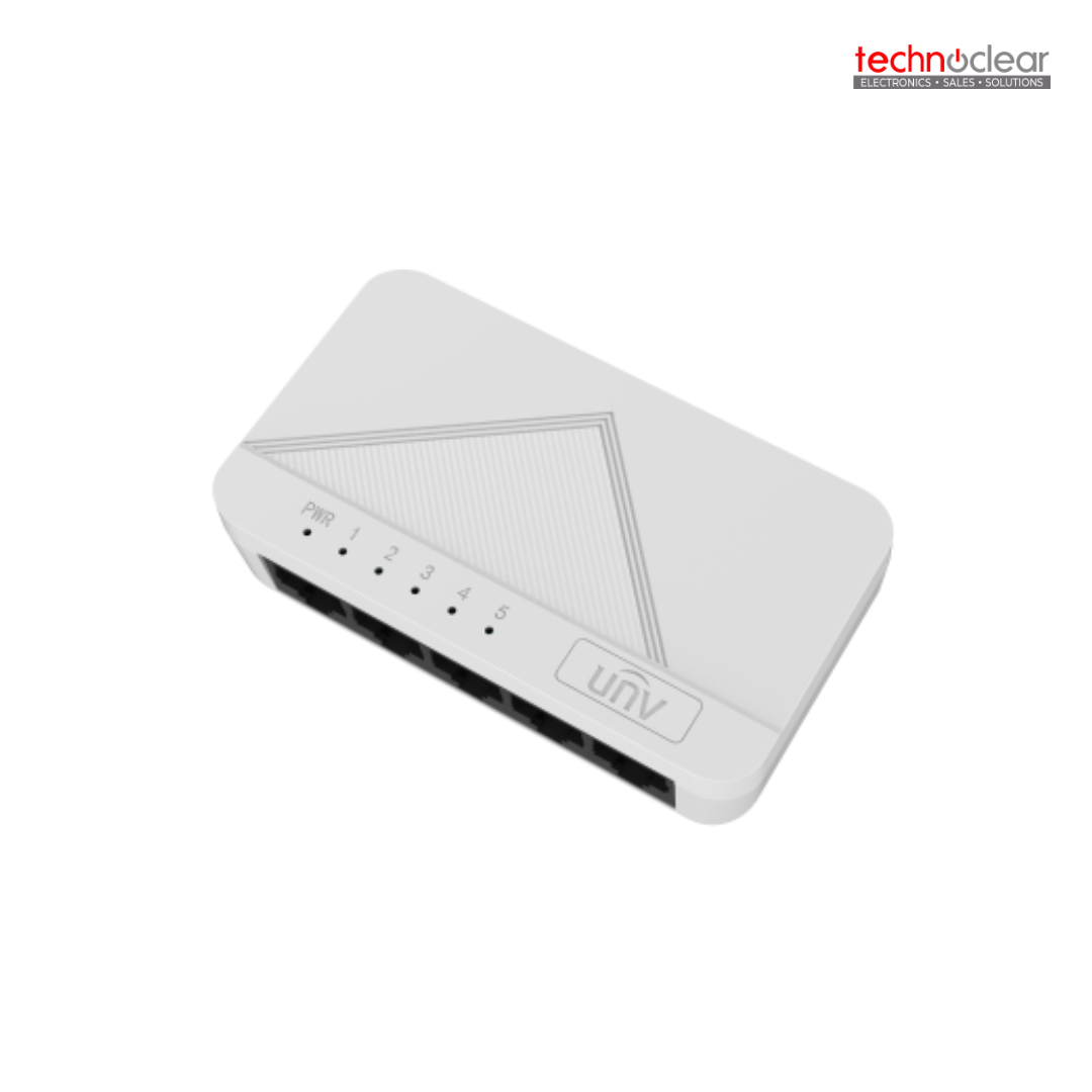UNIVIEW NSW1010-5GT-IN 5-PORT GIGABIT PLASTIC SHELL SWITCH