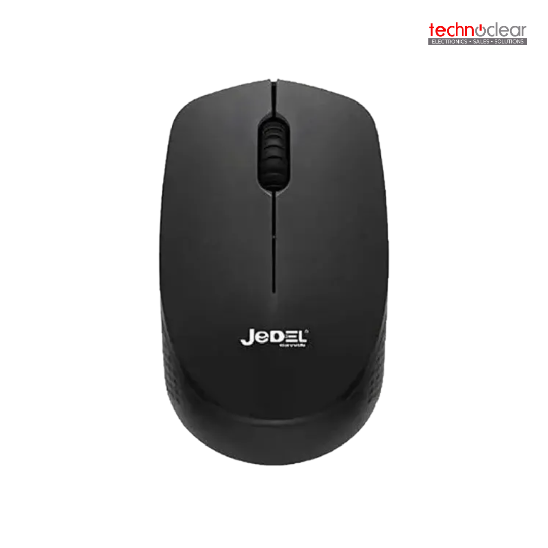 JEDEL W690 WIRELESS 2.4GHZ 1200DP I OPTICAL MOUSE USB BLACK