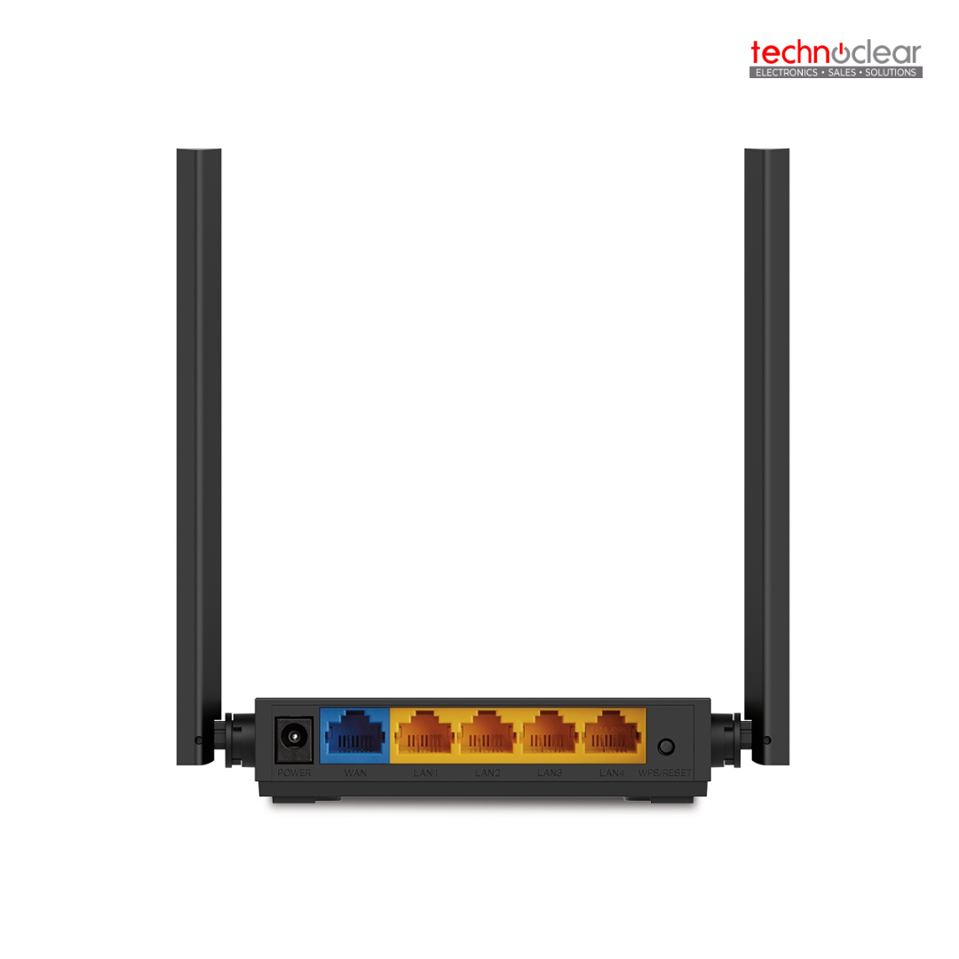 TP-LINK ARCHER C54 / C54(US) AC1200 Dual-Band Wi-Fi Router SPEC: 4× Antennas, 1× 10/100M WAN Port + 4× 10/100M LAN PortsFEATURE: Tether App, Router/Access Point/Range Extender Mode, IPv6 Supported, IPTV, Beamforming, MU-MIMO, Agile Config