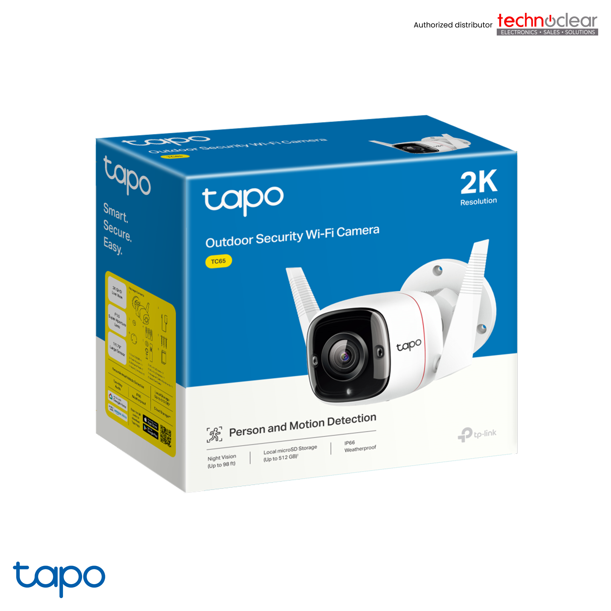 TAPO TC65 OUTDOOR SECURITY, WI-FI CAMERA