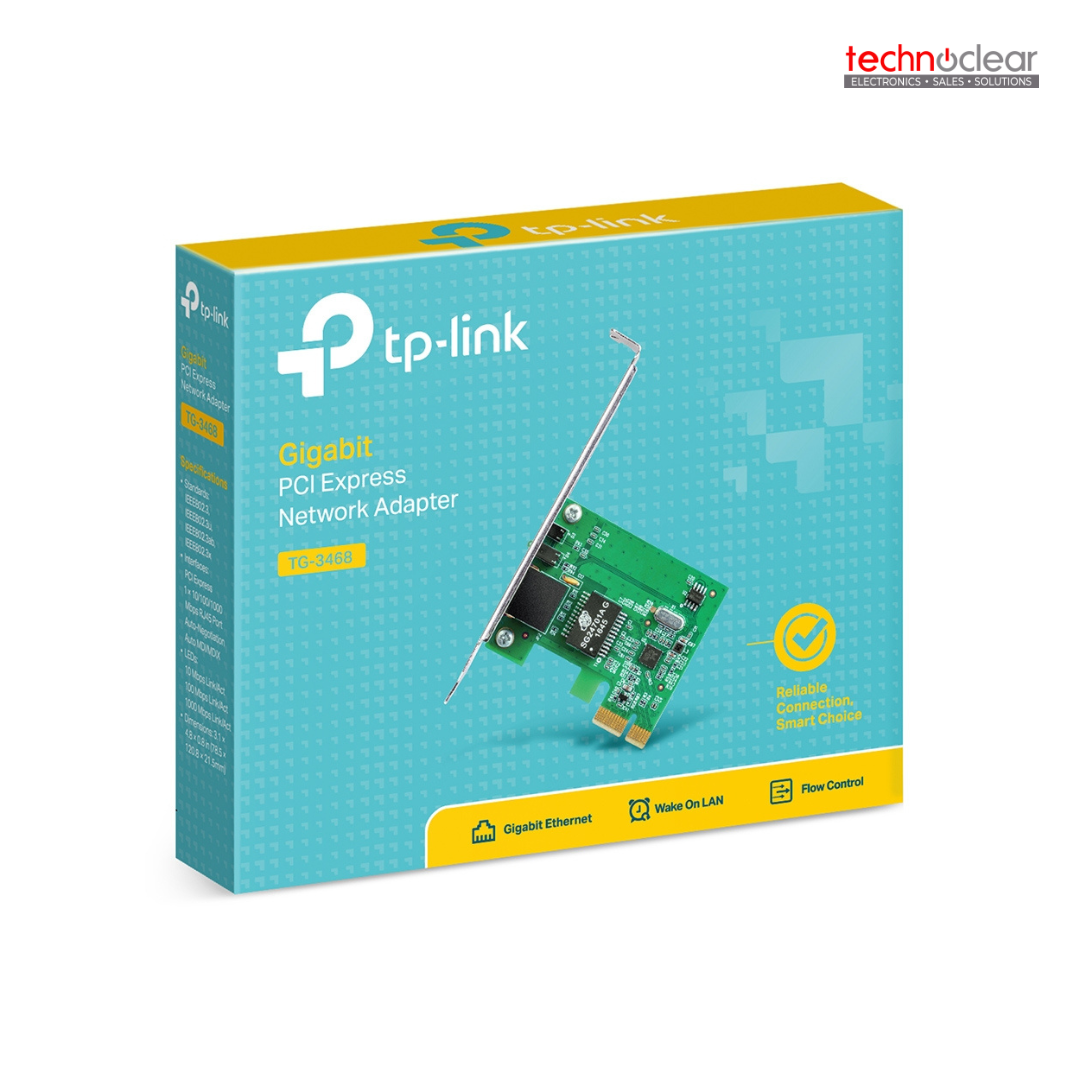 TP-LINK TG-3468 UN V4.0 32-BIT GIGABIT PCIE NETWORK ADAPTER