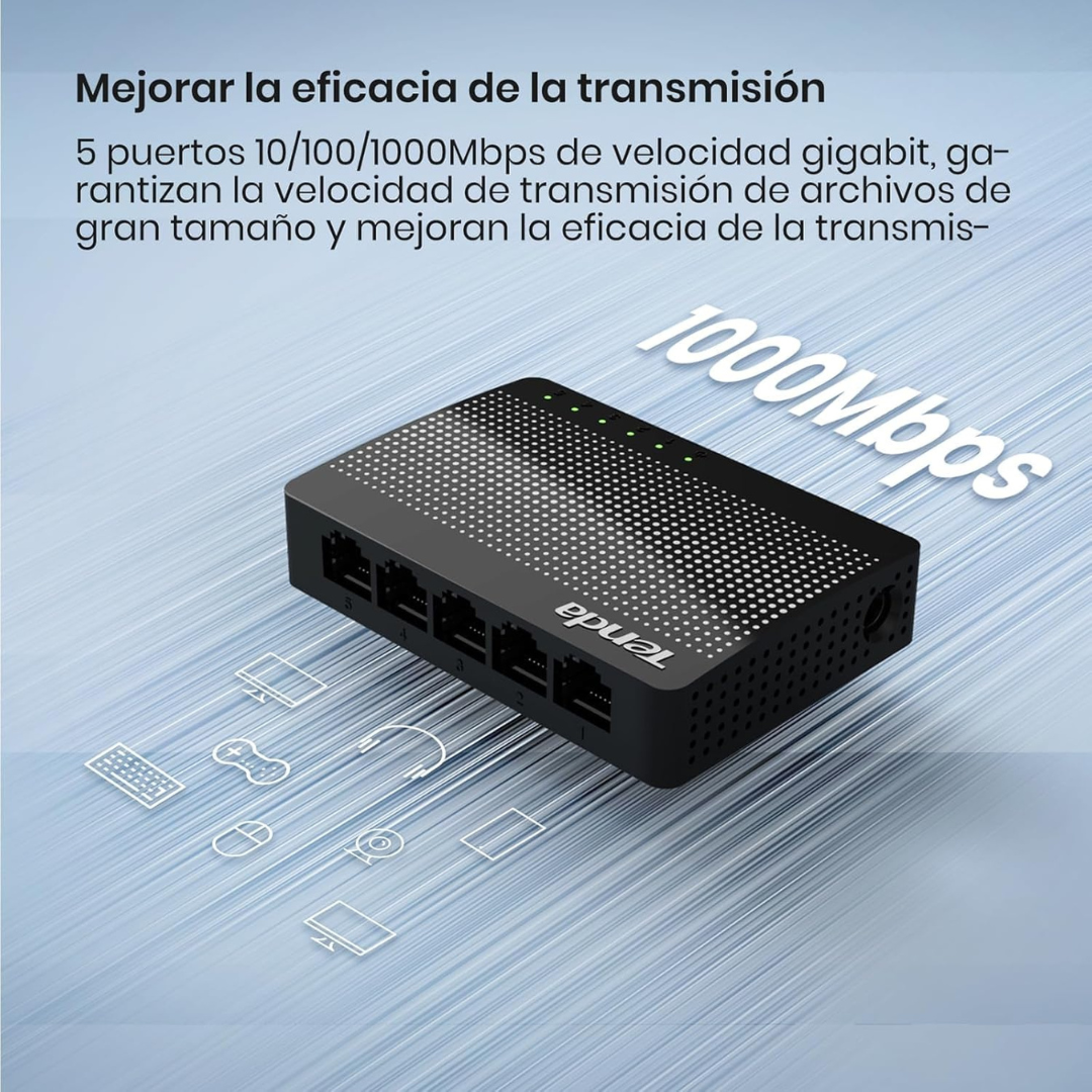 TENDA SG105 / SG50 5-PORT GIGABIT DESKTOP SWITCH