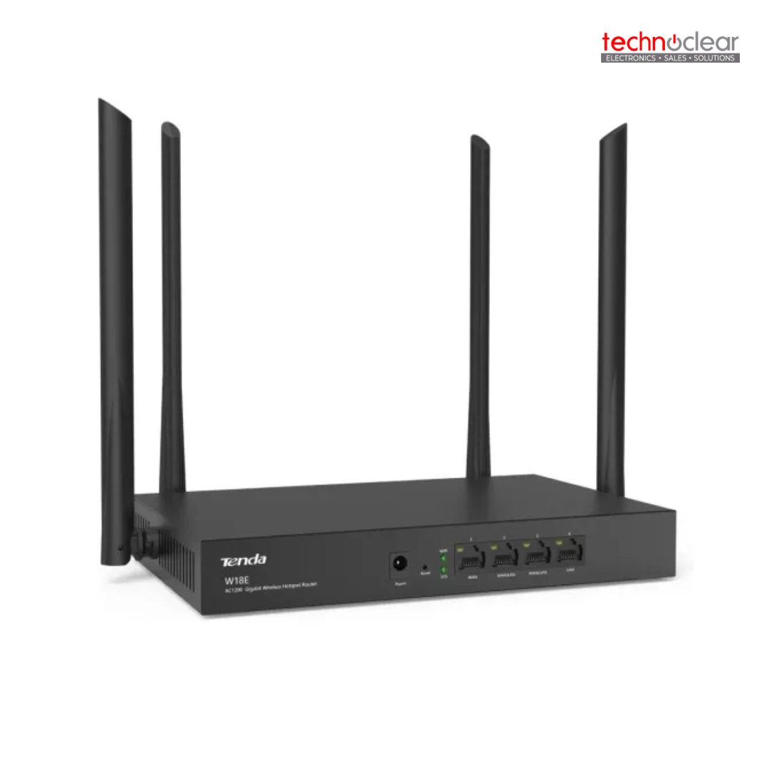 TENDA W18E AC1200 DUAL BAND GIGABIT ENTERPRISE WIRELESS ROUTER