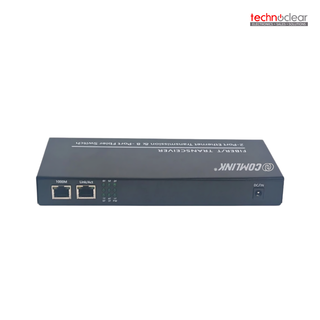 COMLINK HTB-GS82 ENTERNET FIBER SWITCH GIGABIT 8 PORT