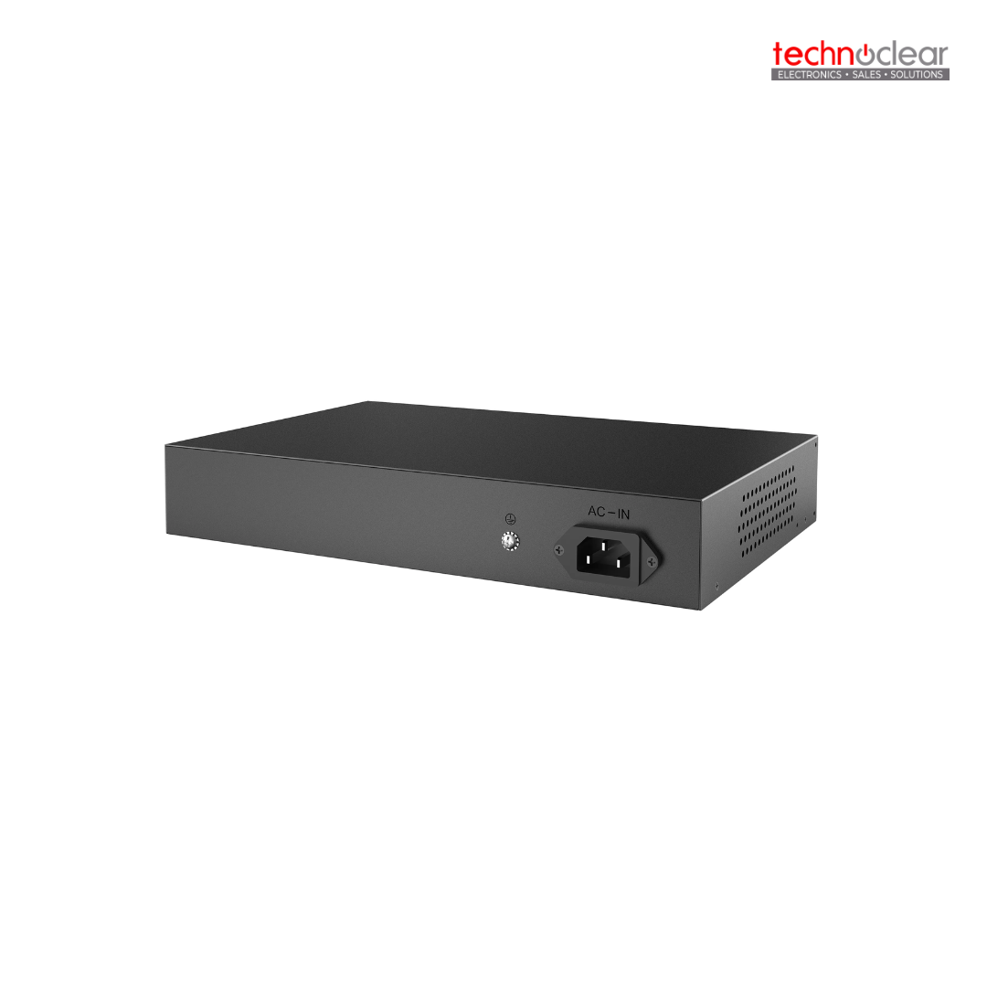 NETIS P116GH 19 PORT POE SWITCH, 16FE POE,2GE UPLINK, 1SFP,240W, 250M
