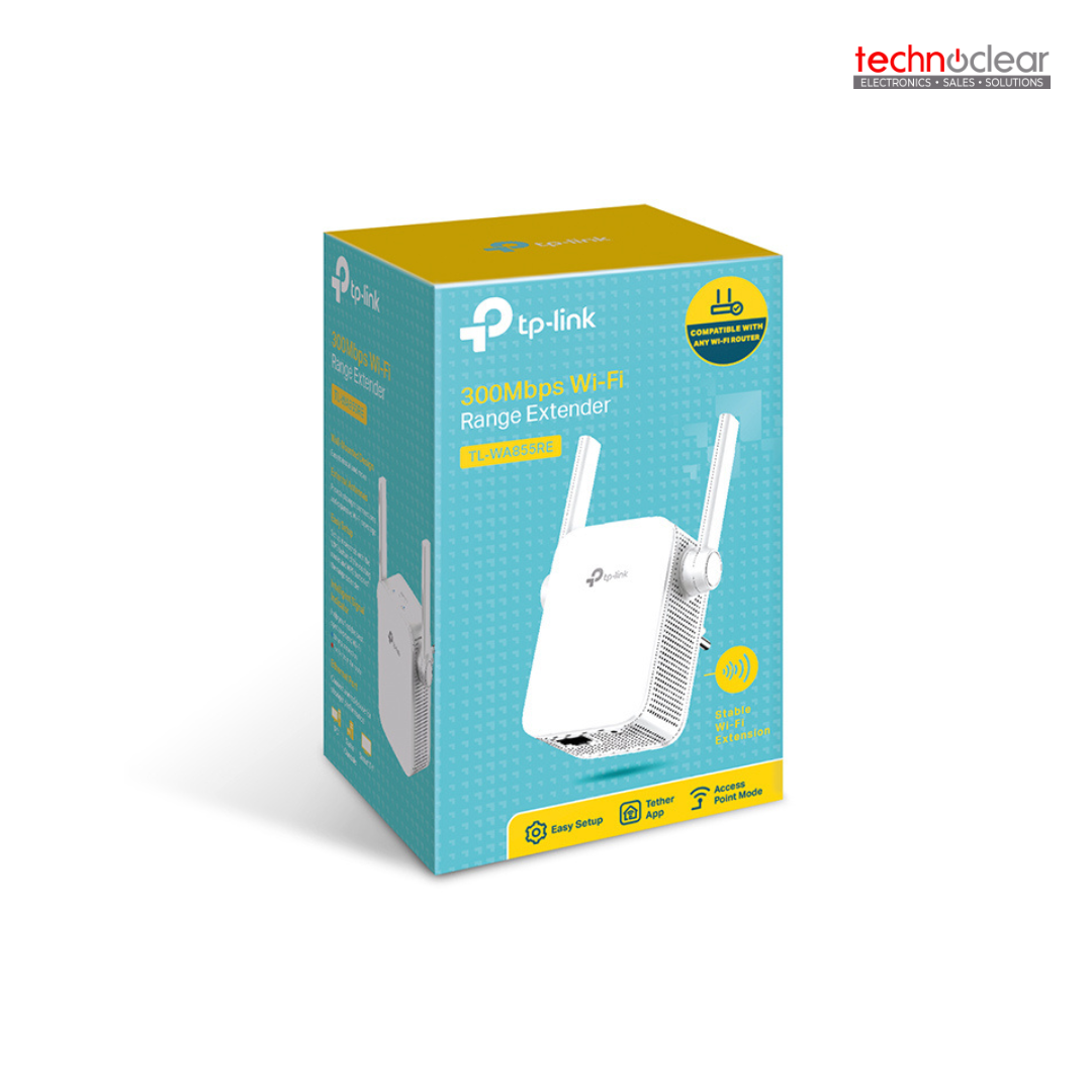 TP-LINK -TL-WA855RE 300MBPS WI-FI RANGE EXTENDER