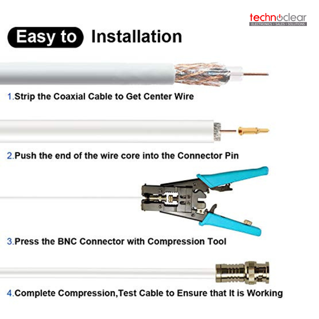 RG59 BNC COMPRESSION TYPE CONNECTOR
