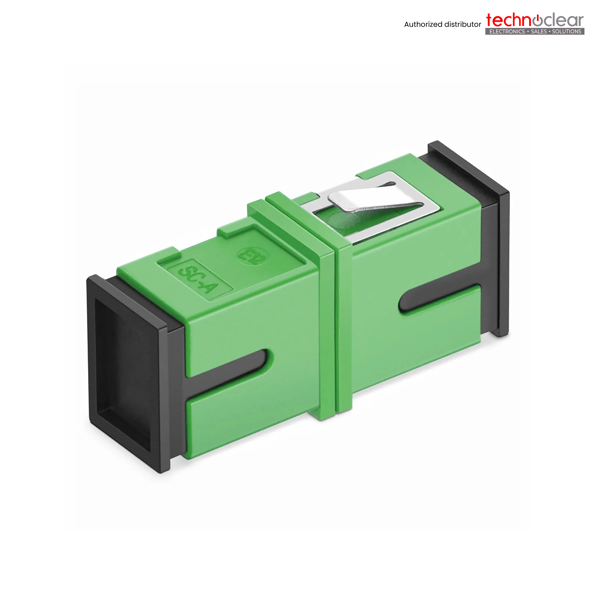 FIBER COUPLER SINGLE SC-SC APC FLANGE