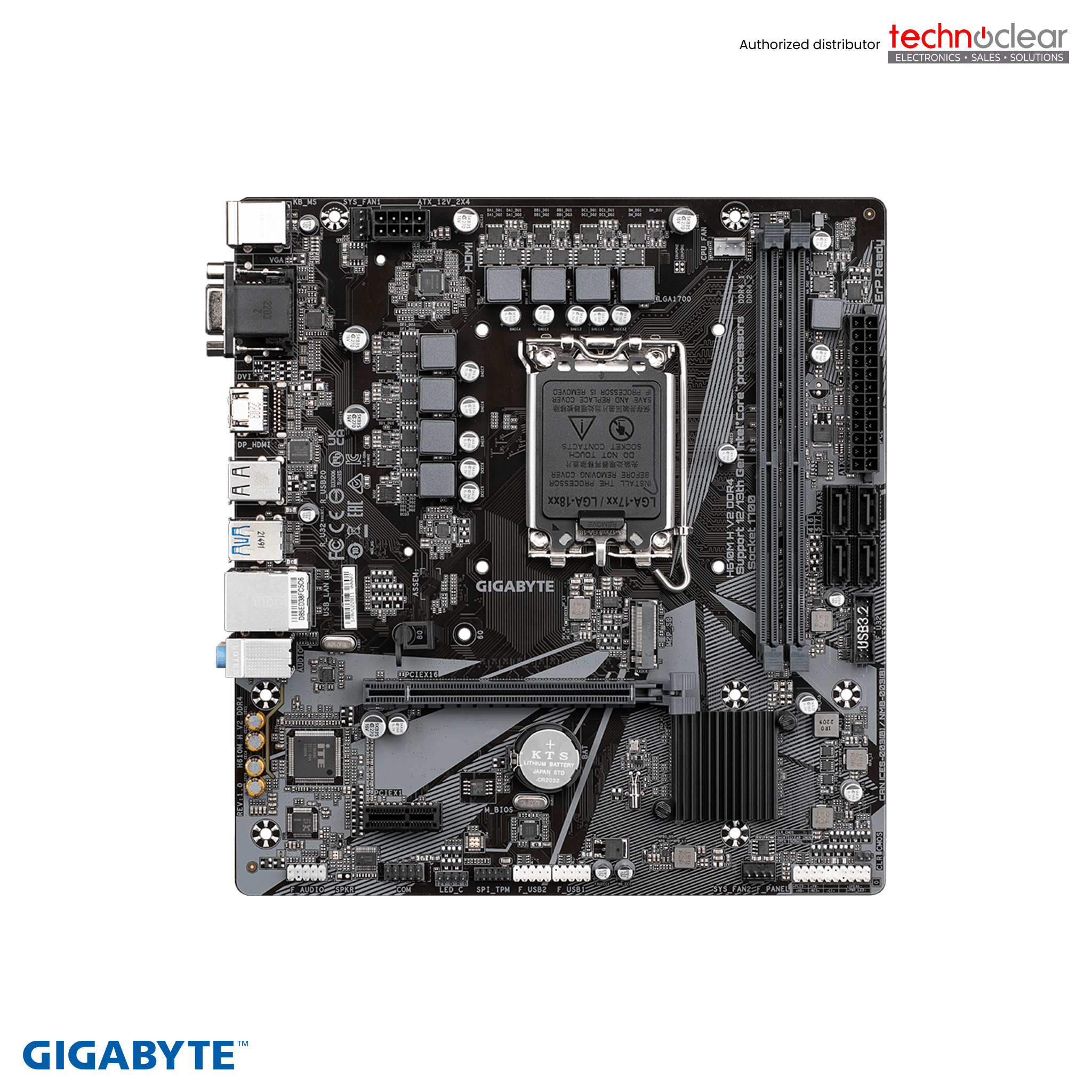 GIGABYTE - H610M-H-V2-DDR4 4, MOTHER BOARD