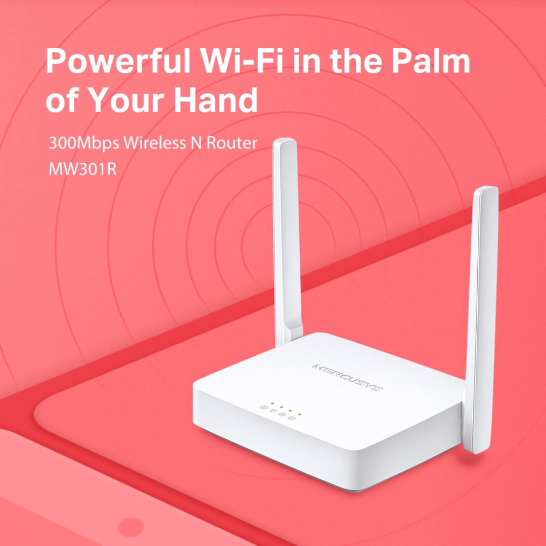 MERCUSYS MW301R (EU) V3.2 300MBPS WIRELESS N ROUTER