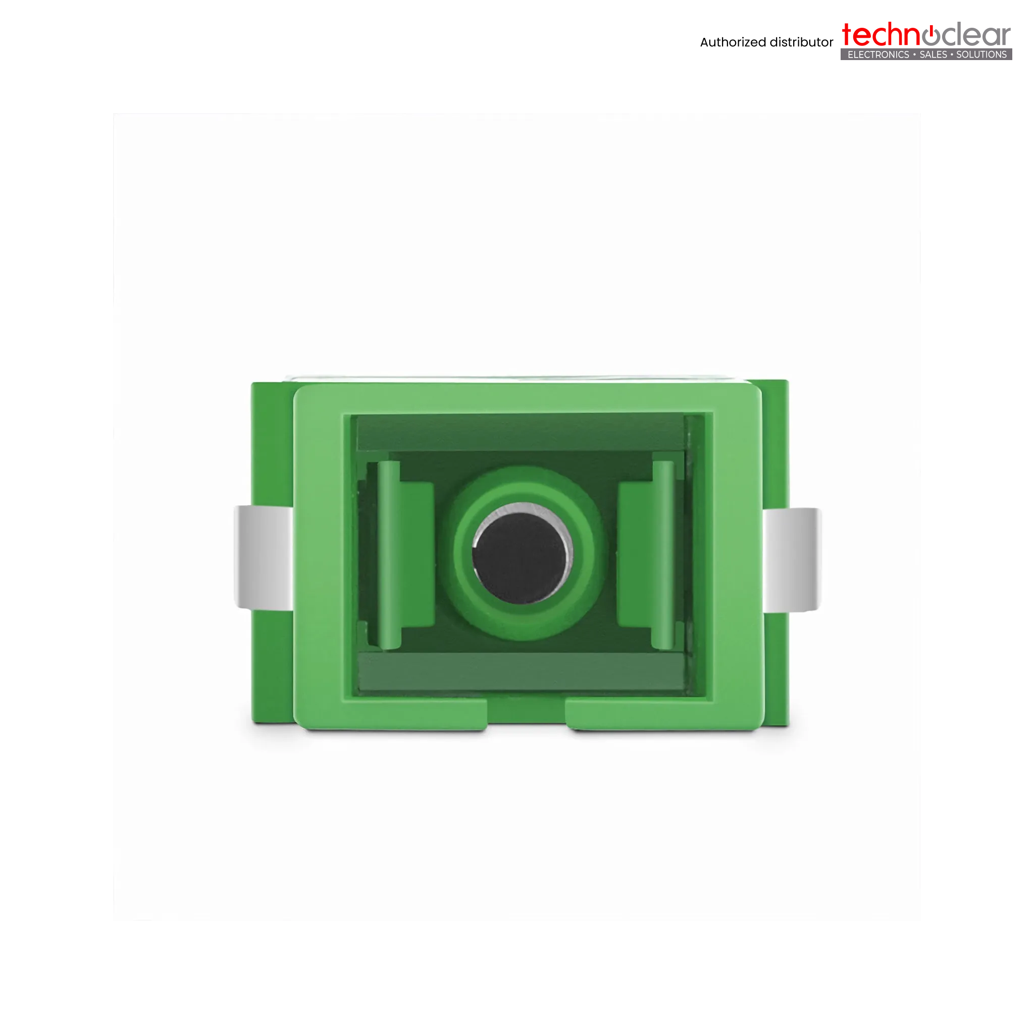 FIBER COUPLER SINGLE SC-SC APC (GREEN COLOR)