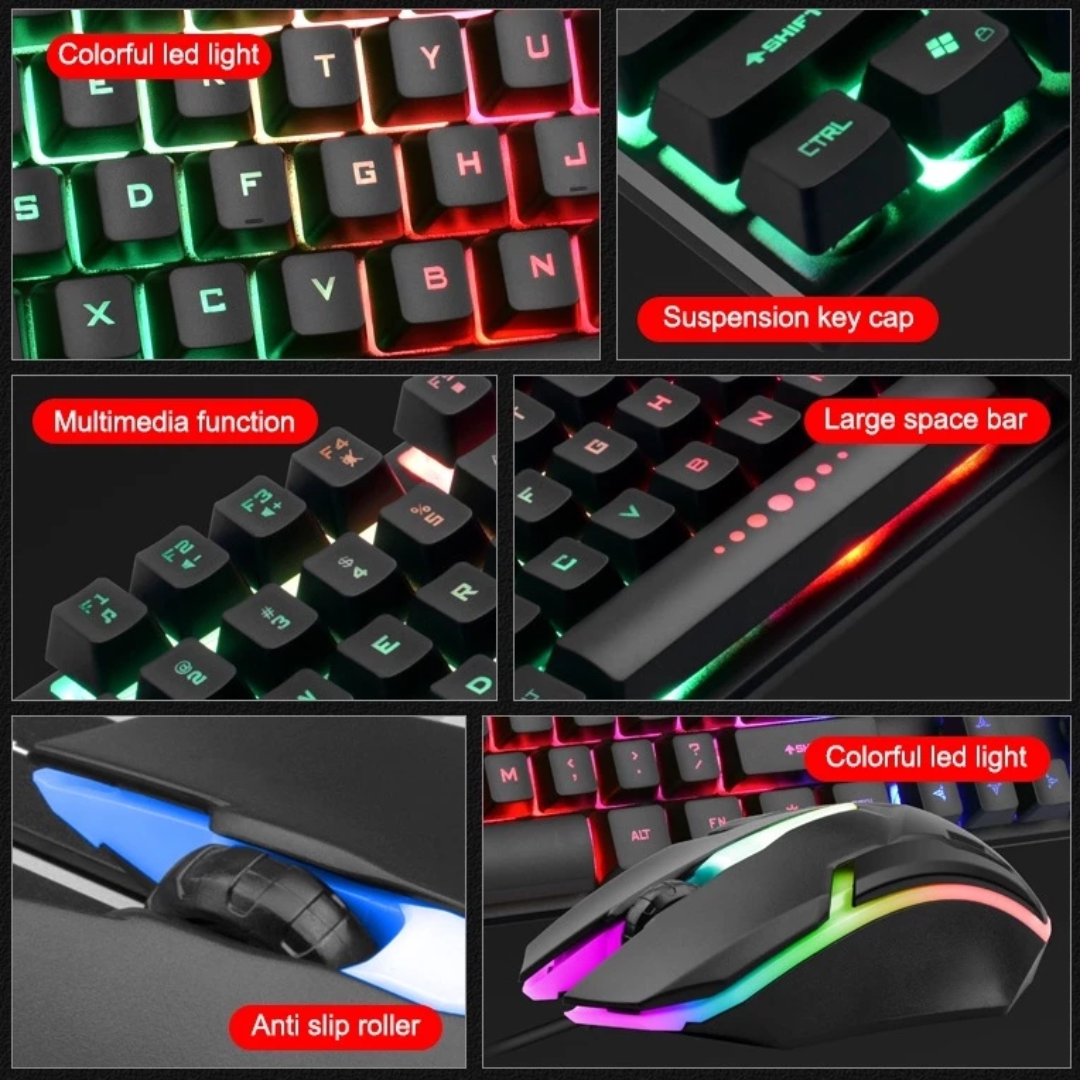 INPLAY STX360 Black, Keyboard Mouse Bundle