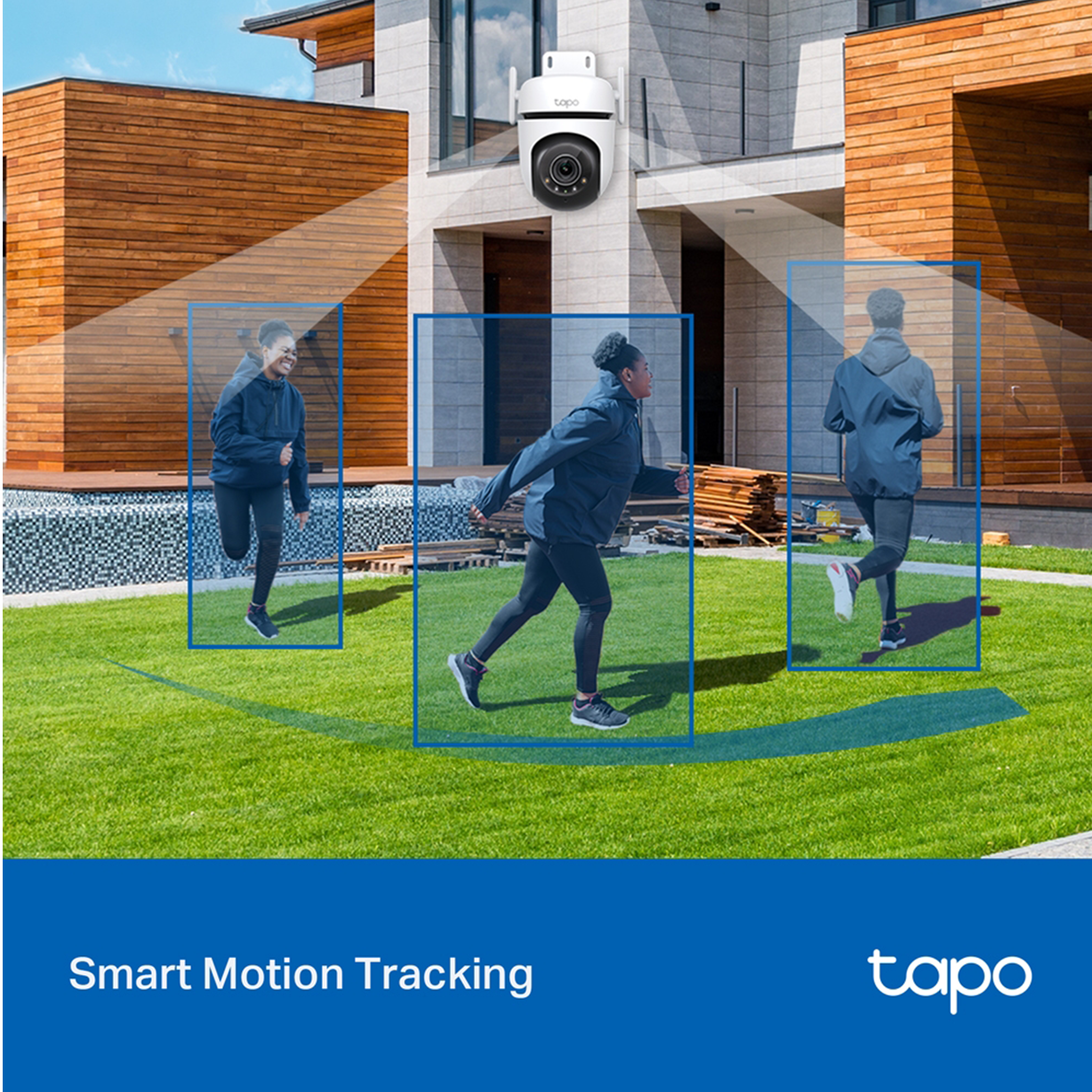 TAPO C520WS(US) TP LINK 2K QHD OUTDOOR PAN/TILT SECURITY WI-FI CAMERA WITH (FREE HIKVISION STORAGE D2 MICROSD CARD 64GB)