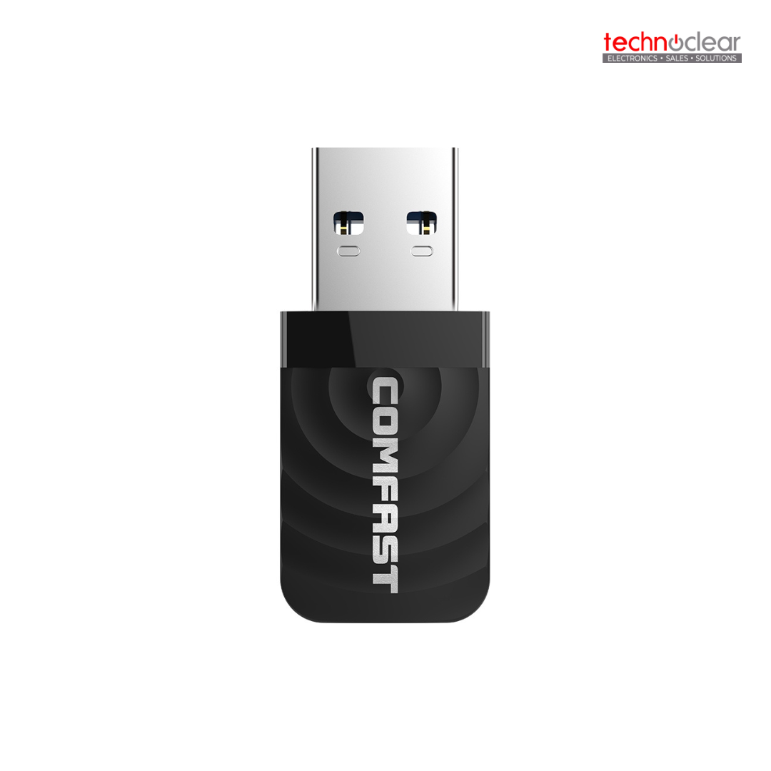 COMFAST CF-812AC, USB WIFI DONGLE ADAPTER 1200MBPS, AUTO DRIVER