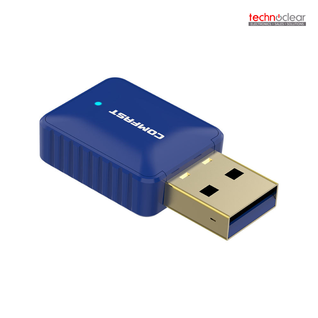 COMFAST CF-726B, USB WIFI DONGLE ADAPTER 650MBPS, BLUETOOTH 4.2, AUTO DRIVER