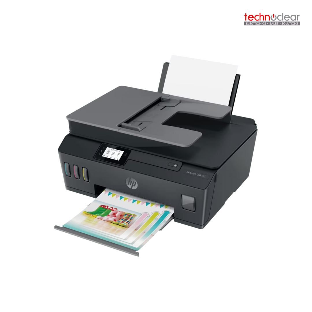 HP SMART TANK 615 AiO WL CISS PRINTER - PRINTER, COPY, SCAN, FAX, ADF AND WIRELESS
