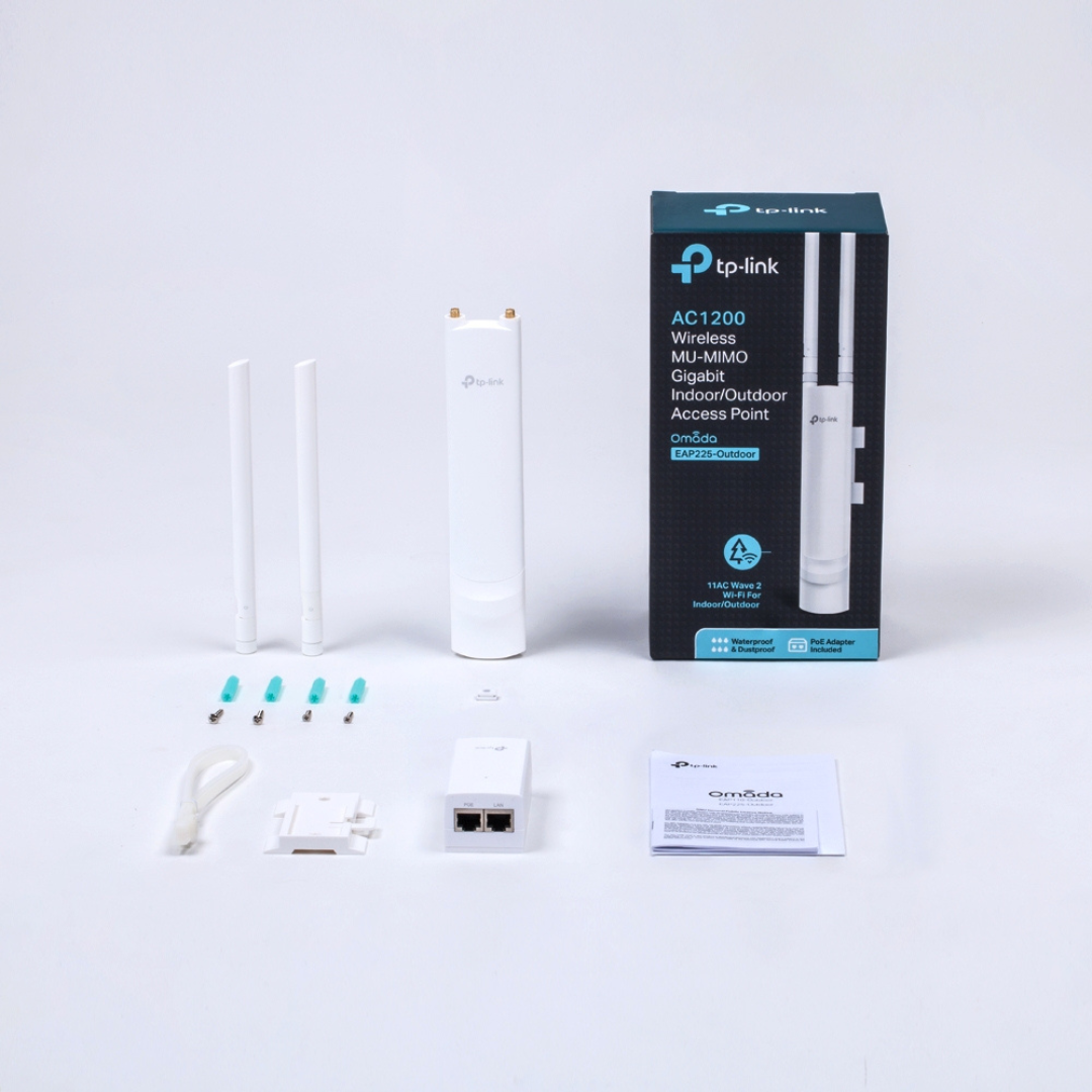 TP-LINK EAP225-OUTDOOR AC1200 WIRELESS MU-MIMO GIGABIT INDOOR/OUTDOOR
